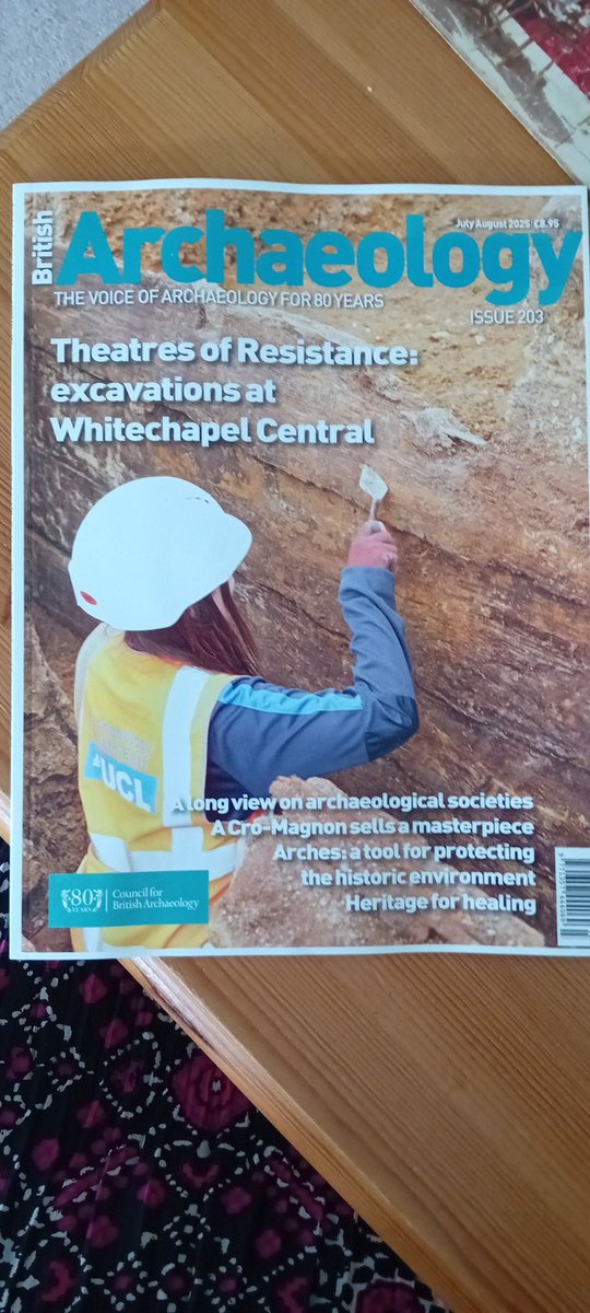 Perfect timing.....can't go outside in the garden today because of the rain. Find out more about how to get your copy here: archaeologyuk.org/support-us/joi…