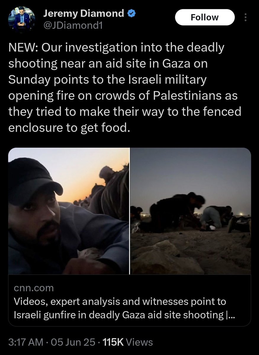 This is unbelievable.

CNN can't fathom a reality in which the Jews didn't just randomly open fire on a crowd of hungry Palestinians.

They will continue to promote Hamas' lies even if it kills them. They will die on this hill.