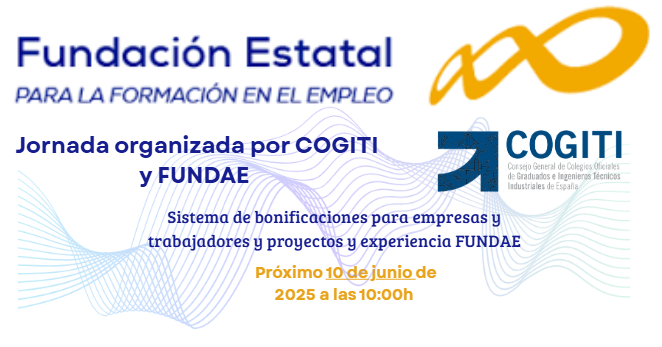 LA JORNADA SISTEMA DE BONIFICACIONES PARA EMPRESAS Y TRABAJADORES Y PROYECTOS Y EXPERIENCIA FUNDAE
Tendrá lugar el próximo 10 de junio  estará disponible también en formato streaming. Es de carácter gratuito. Inscríbete!
+ info: tinyurl.com/curso-fundae
