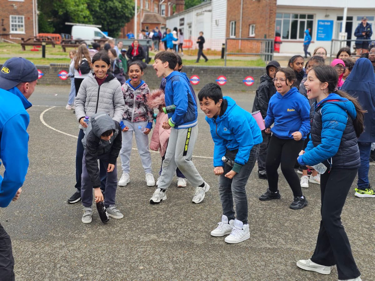 A wonderful morning of mini Olympics and Jacobs Ladder. Look at the similes on their faces! 😊