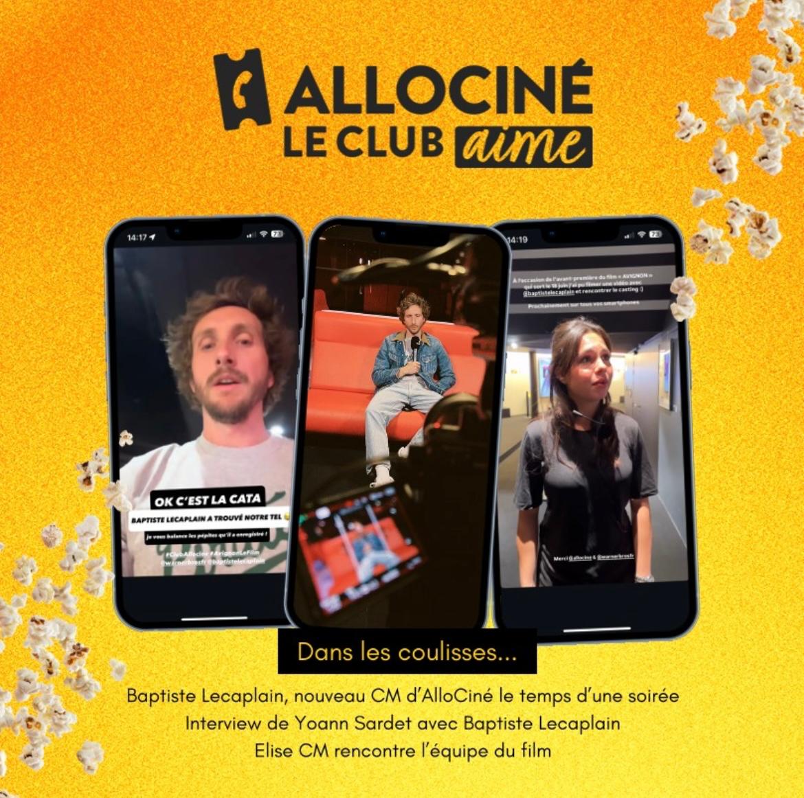 "Drôle, touchant, rafraîchissant, avec une remarquable troupe d'acteurs soudée" 🎭
Présenté en avant-première par @johanndionnet et son cast, #Avignonlefilm a conquis les membres du #ClubAllocine avec 91% d'avis positif !

>> Au cinéma le 18 juin 🎬
#BaptisteLecaplain <a href="/allocine/">AlloCiné</a>