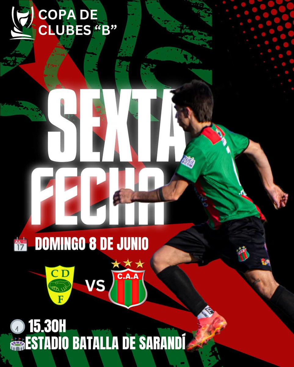 club_avenida's tweet photo. #CopaB 🔴🟢 #Fijacion
Sexta y última fecha, nos jugamos la clasificación 💪 https://t.co/9Rpmu4x9JW