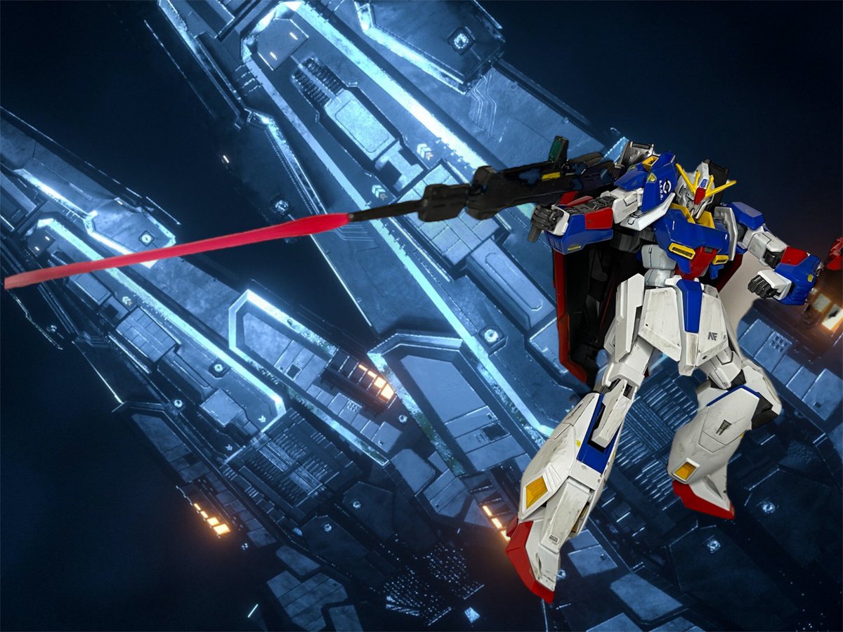 背景別バージョンも投稿します(｡⊿°」∠)ﾓｯﾓｯ
 #TLに深刻な射撃ポーズ不足 
 #ガンダム好きと繋がりたい 
 #Photoroom