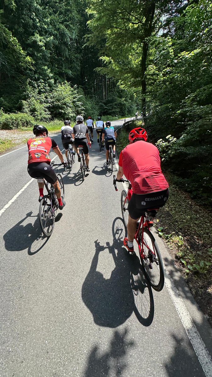 It’s amazing to see the #InvictusGames community come together in recovery.

Team Germany is currently hosting a cycling training camp with fellow competitors from Estonia and Belgium. 

Training and healing together, it’s wonderful to see collaboration by the nations! #IAMHere