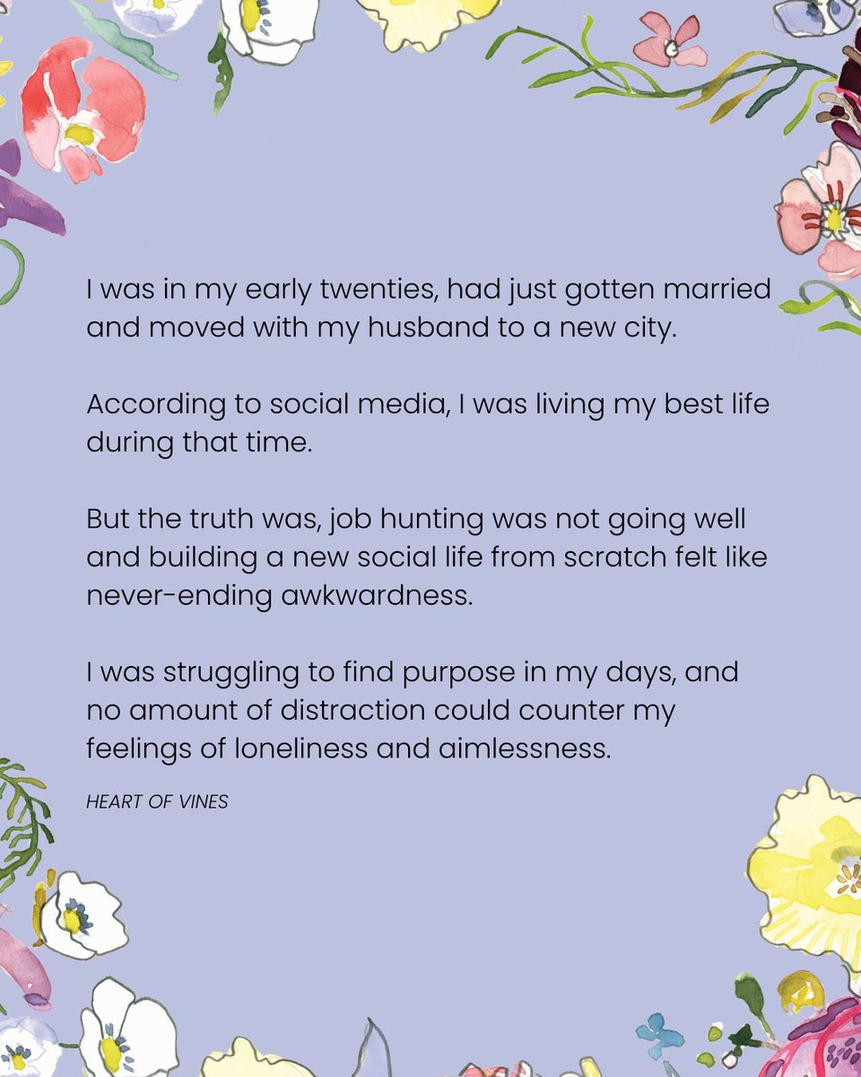 This summer, discuss adulthood with trustworthy, authentic, and hopeful insight through a Heart of Vines virtual book club: wwp.today/book-club

Use HOVBOGO50 to BOGO 50% off the book: shop.walkingwithpurpose.com/products/heart…