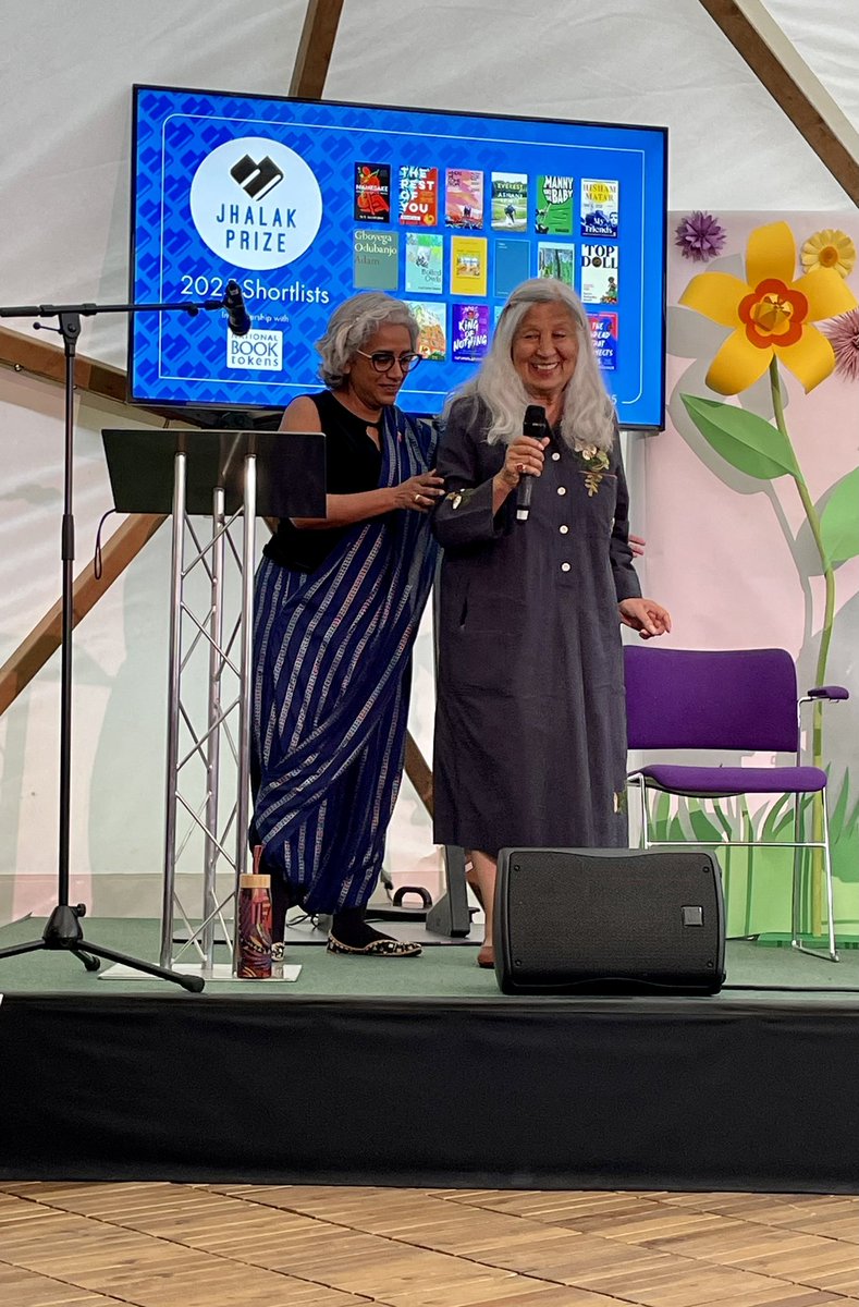 Letterbox Library (@letterboxlib) on Twitter photo 2/3
⭐️Prize co-founder <a href="/ProfSunnySingh/">Sunny Singh</a> sparking joy with (some of the) judges: Will Harris (Poetry), <a href="/yassmin_a/">Yassmin Abdel-Magied</a> (Children & YA) and Taran N. Khan (Prose)
#jhalakprize
⭐️CONGRATULATIONS <a href="/NateLessore/">Nathanael Lessore</a>; (collecting on behalf of) N.S. Nuseibeh & porcelain-hipped 😉Mimi Khalvati! ⬇️ 2/3
⭐️Prize co-founder <a href="/ProfSunnySingh/">Sunny Singh</a> sparking joy with (some of the) judges: Will Harris (Poetry), <a href="/yassmin_a/">Yassmin Abdel-Magied</a> (Children & YA) and Taran N. Khan (Prose)
#jhalakprize
⭐️CONGRATULATIONS <a href="/NateLessore/">Nathanael Lessore</a>; (collecting on behalf of) N.S. Nuseibeh & porcelain-hipped 😉Mimi Khalvati! ⬇️