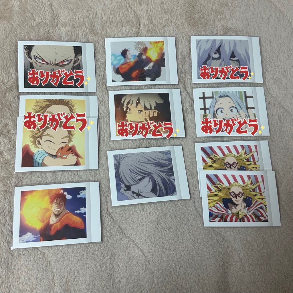 僕のヒーローアカデミア ヒロアカ ぱしゃこれ 6期7期

【譲】轟 緑谷 麗日 上鳴 障子 心操 エンデヴァー 
        荼毘 トガ スター

【求】92/+送料

検索からでもお気軽にお声掛けください