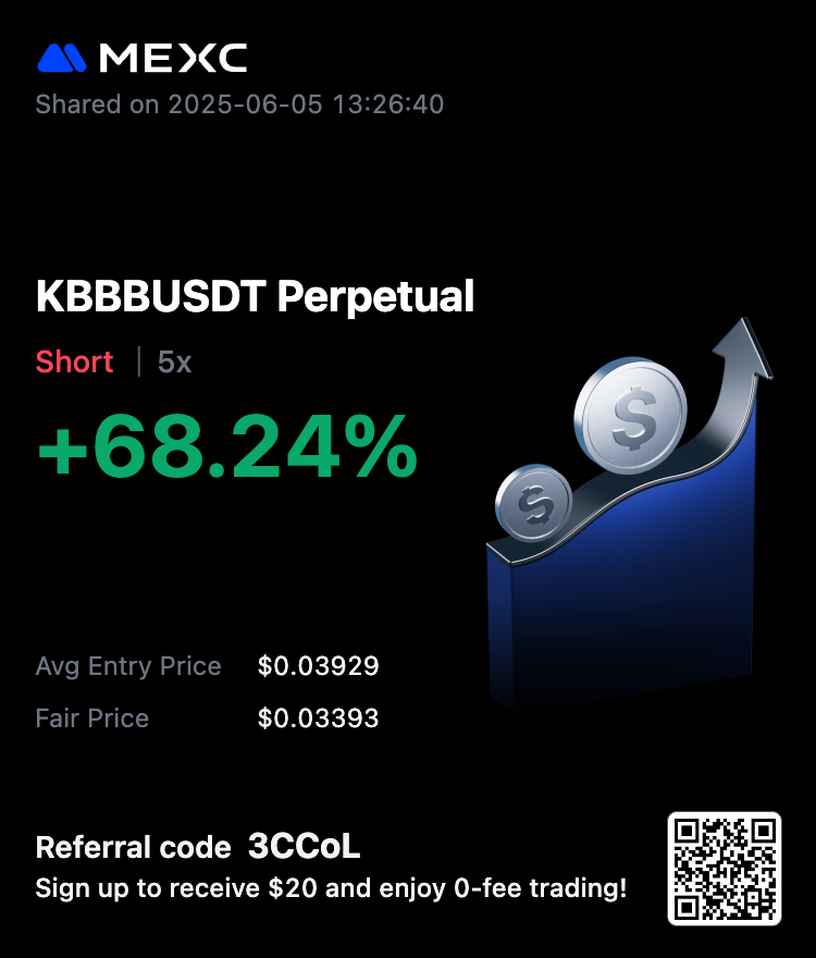 resetfiles's tweet photo. My first time on MEXC. $KBBB #KBBBUSDT https://t.co/etyQOwSXSS