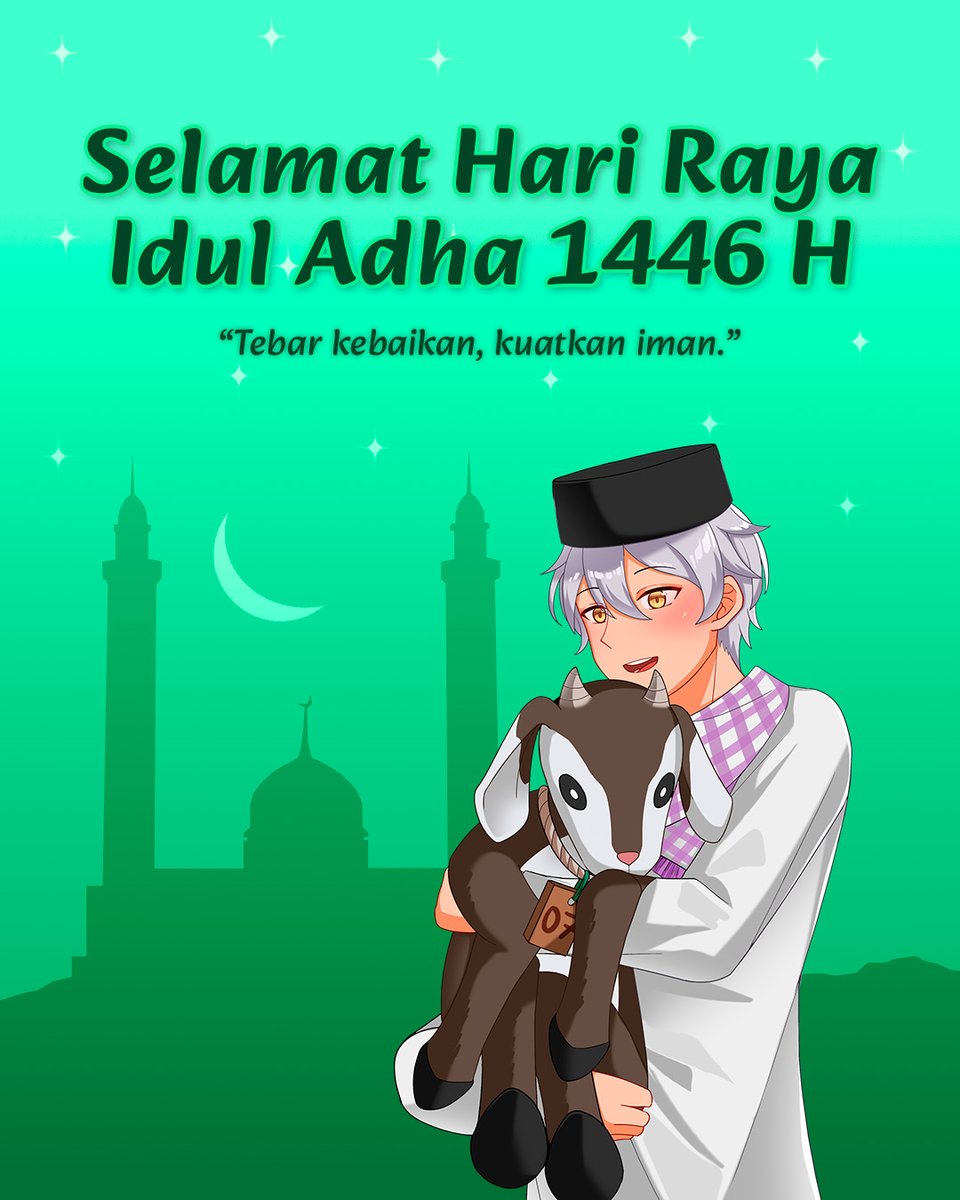 Selamat Hari Raya Idul Adha 1446 H. Semoga keikhlasan dan kebahagiaan menyertai kita semua dalam berkurban.

#FallingStar #IdulAdha2025  #iduladha  #ShineTogether #VTuber #VTuberID