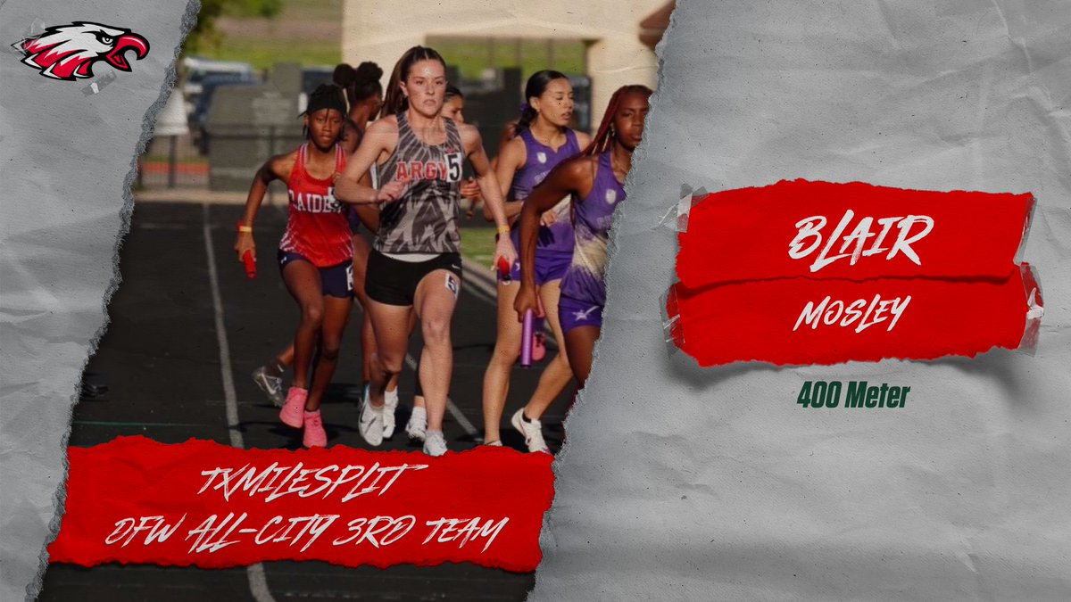 Argyle Women's XC and Track & Field (@aisdhstrackcc) on Twitter photo Congratulations <a href="/emilyharbach_25/">Emily Harbach</a> , <a href="/BlairMosley07/">Blair Mosley</a>, and Emma King for being selected 3rd Team DFW All-City by <a href="/TXMileSplit/">Texas MileSplit</a>! Congratulations <a href="/emilyharbach_25/">Emily Harbach</a> , <a href="/BlairMosley07/">Blair Mosley</a>, and Emma King for being selected 3rd Team DFW All-City by <a href="/TXMileSplit/">Texas MileSplit</a>!
