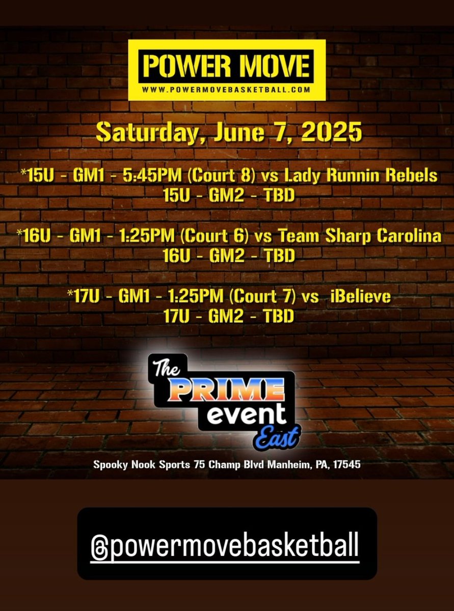 Sydney Nance (@nancesydney2026) on Twitter photo Come check out the Power Move teams this weekend at <a href="/SelectEventsBB/">Select Events Basketball</a> "The Prime Event East". Come check out the Power Move teams this weekend at <a href="/SelectEventsBB/">Select Events Basketball</a> "The Prime Event East".