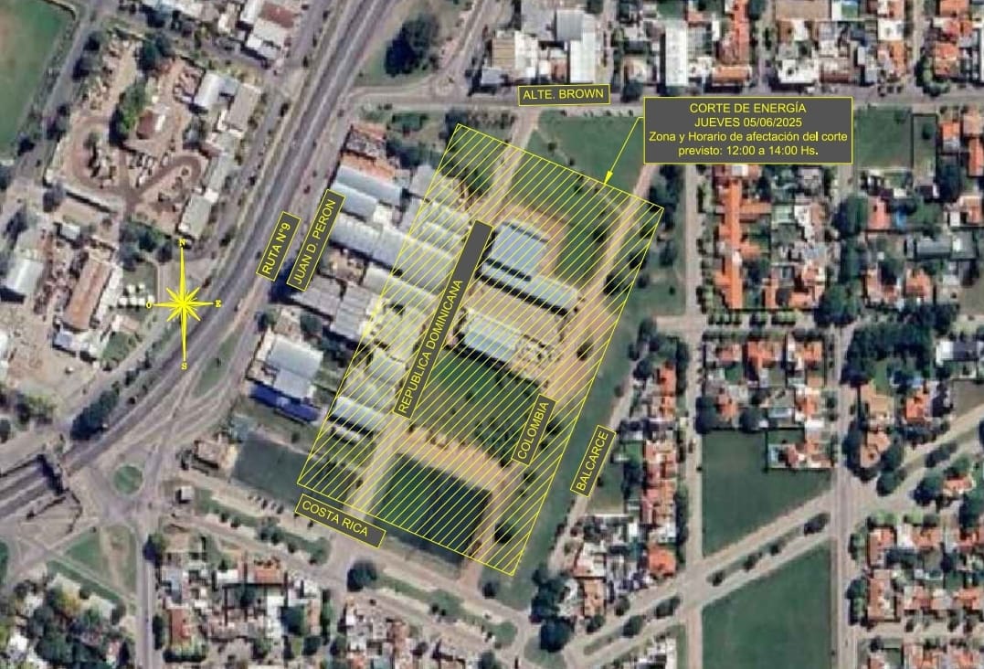 canalcoop's tweet photo. #Jueves 05-06-25
Corte de energía afectará: 
📍 Zona urbana de Jesús María 
➡ El corte de energía afecta de forma parcial al barrio Bulgheroni
➡ Polígono comprendido entre calles Republica Dominicana, Colombia, Alte Brown y Costa Rica
⏰De 12 a 14 horas https://t.co/12TCCcxeWB