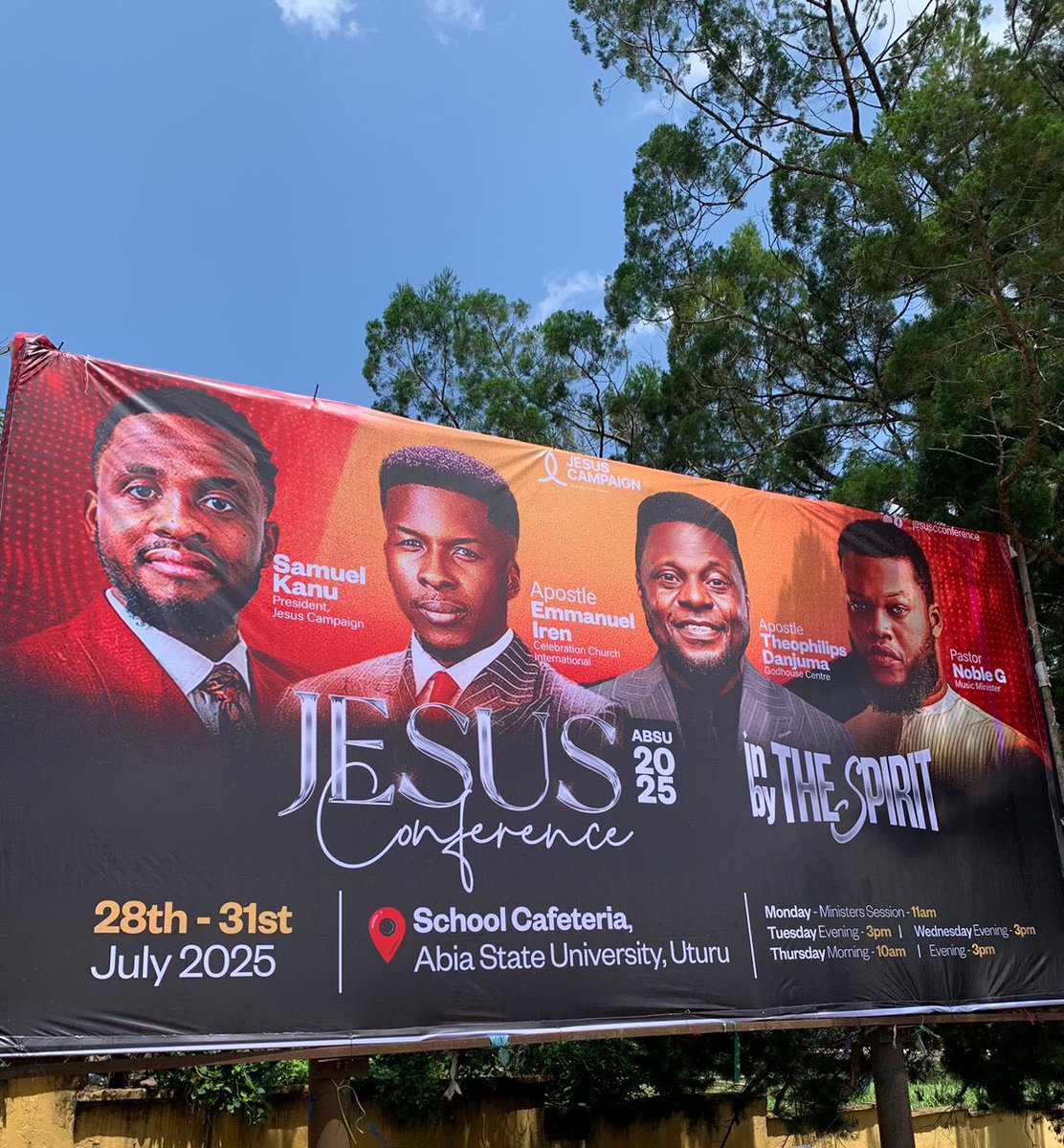 A Young Minister?
Into Campus Ministry?

In this atmosphere,
Nothing is impossible! 

A privilege and honour to be hosting
Apostles sent to this generation,
<a href="/pst_iren/">Apostle Emmanuel Iren</a> 
@theophilipsdanjuma 
&amp;
<a href="/thatnobleg/">Noble G</a> 

- It’s Christ in every campus.
Fire in every heart!