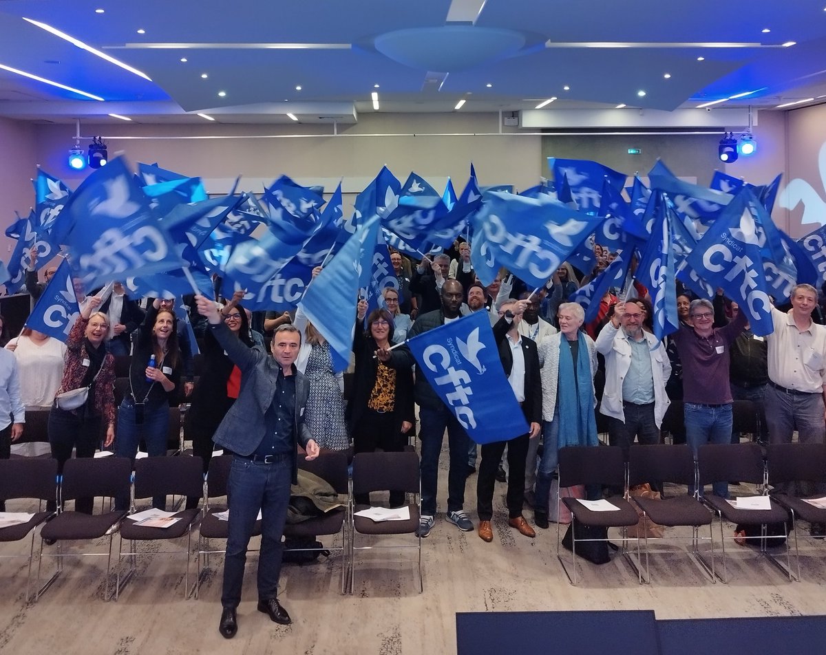 SyndicatCFTC's tweet image. Belle ambiance au forum des DS de la  @cftcurif