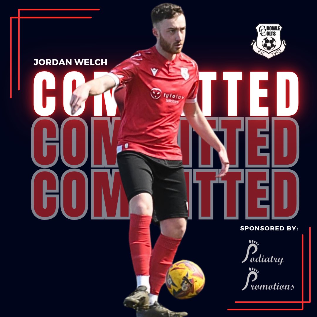 Crowle Colts FC | Est 1992 (@crowlecoltsfc) on Twitter photo โ๏ธ ๐๐จ๐ซ๐๐๐ง ๐๐๐ฅ๐๐ก ๐๐จ๐ฆ๐ฆ๐ข๐ญ๐ฌ
We are delighted that Jordan Welch has committed to another season with Crowle Colts.
JJ has scored 12 goals in 133 appearances for the club. He is versatile, a key member of our team and is one of our long servants at the club ๐ค โ๏ธ ๐๐จ๐ซ๐๐๐ง ๐๐๐ฅ๐๐ก ๐๐จ๐ฆ๐ฆ๐ข๐ญ๐ฌ
We are delighted that Jordan Welch has committed to another season with Crowle Colts.
JJ has scored 12 goals in 133 appearances for the club. He is versatile, a key member of our team and is one of our long servants at the club ๐ค