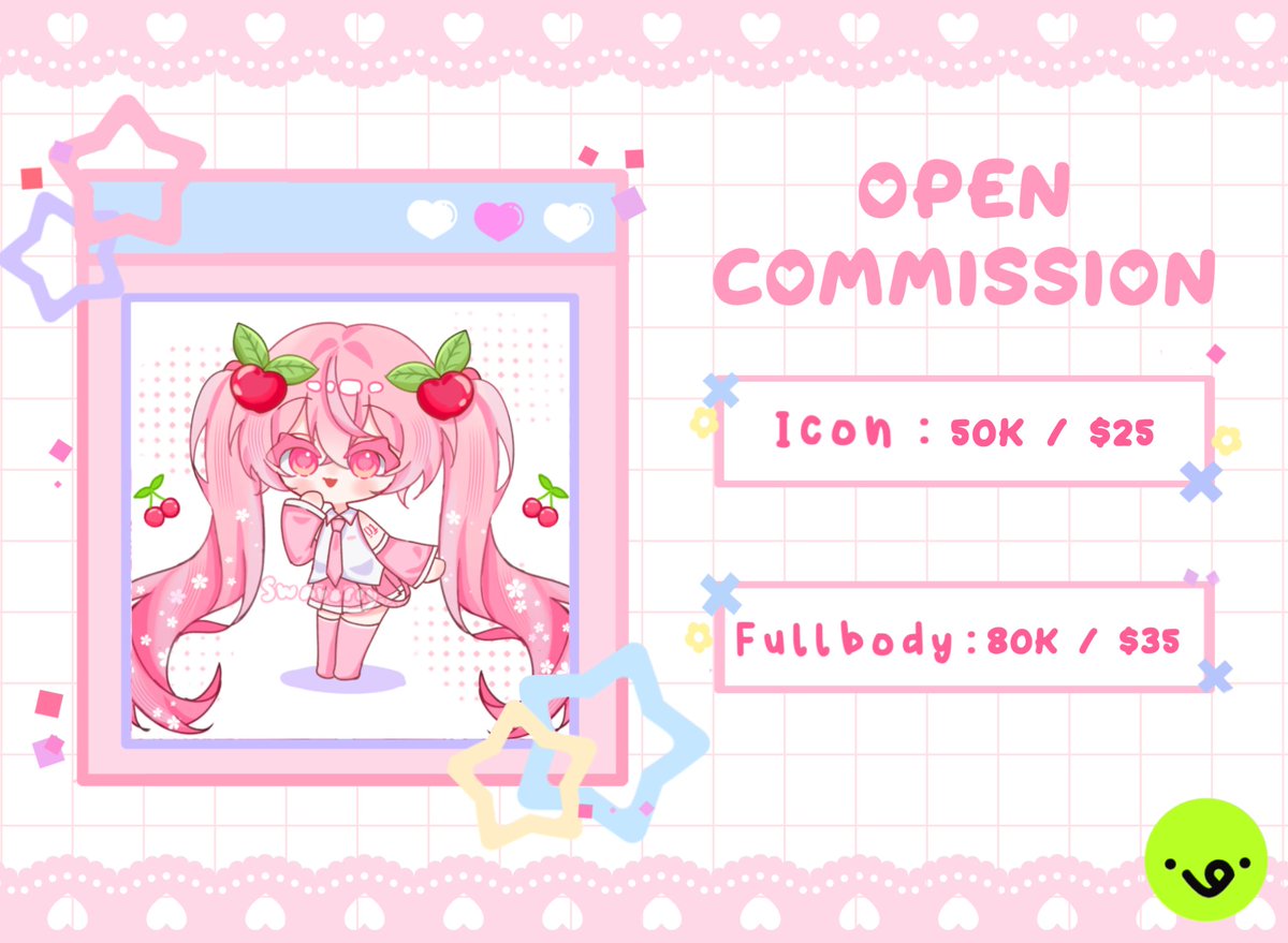 swaverry's tweet photo. 「 𝐂𝐨𝐦𝐦𝐢𝐬𝐬𝐢𝐨𝐧 𝐎𝐩𝐞𝐧 」

♡ + ↻ are very appreciated!

Hello, I'm opening a Chibi commission for local and international! More info below↓, feel free to dm me if you interested! ♡
Vgen : https://t.co/CUFCVoHqyW

#commissions #commissionopen https://t.co/um2W1tsSan