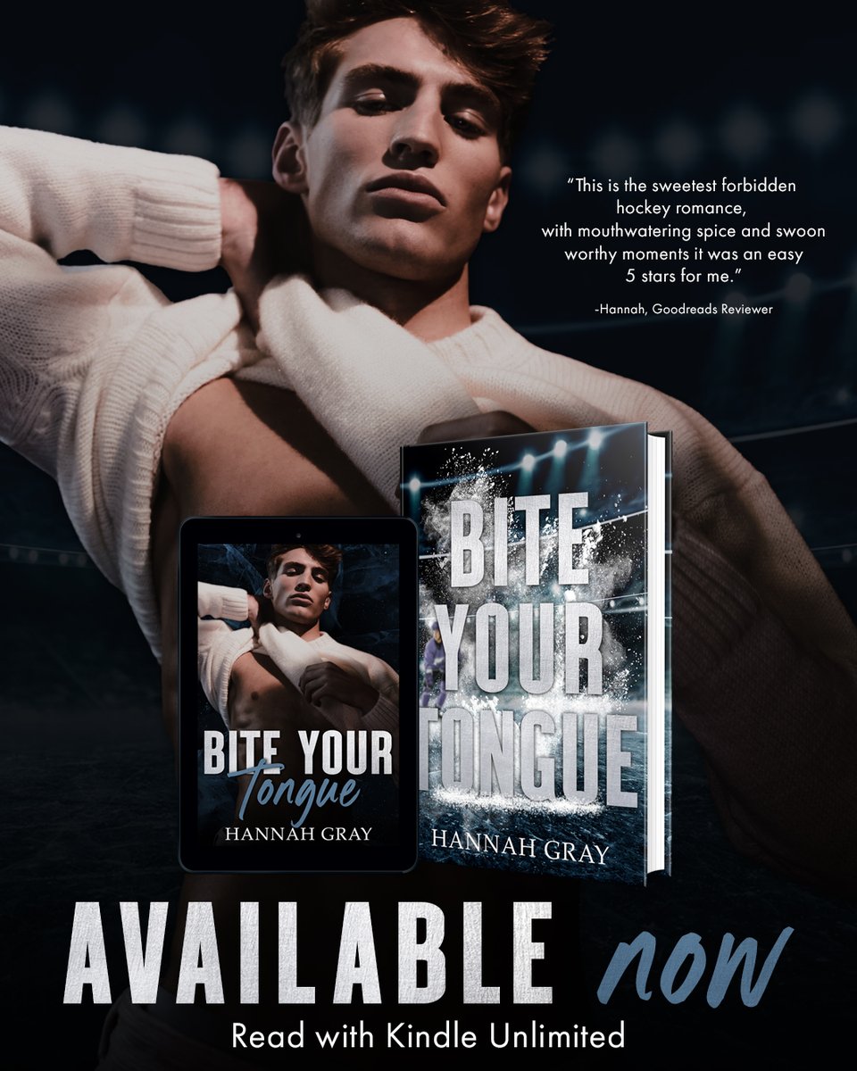 𝑩𝑰𝑻𝑬 𝒀𝑶𝑼𝑹 𝑻𝑶𝑵𝑮𝑼𝑬 (New England Bay Sharks #4) by Hannah Gray is now LIVE! 𝐎𝐍𝐄-𝐂𝐋𝐈𝐂𝐊 𝐓𝐎𝐃𝐀𝐘! 𝐅𝐫𝐞𝐞 𝐢𝐧 𝐊𝐢𝐧𝐝𝐥𝐞 𝐔𝐧𝐥𝐢𝐦𝐢𝐭𝐞𝐝!
geni.us/biteyourtongue