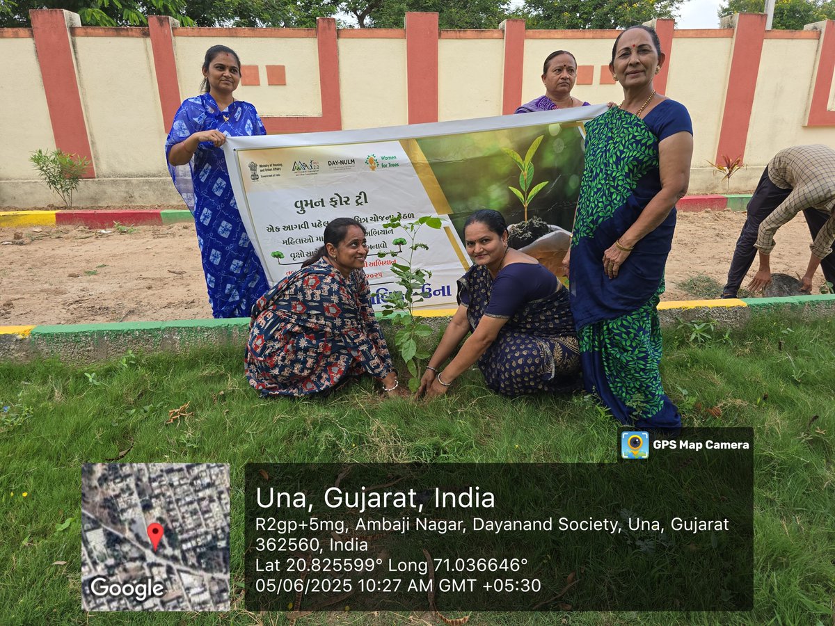 ૦૫-જુન વિશ્વ પર્યાવરણ દિન ૨૦૨૫ નિમિતે ગુજરાતની તમામ મહાનગરપાલિકા / નગરપાલિકામાં “વુમન ફોર ટ્રી” ઝુંબેશ અંતર્ગત વૃક્ષારોપણ કરી ઉજવણી કરવામાં આવી
<a href="/CMOGuj/">CMO Gujarat</a> <a href="/InfoGujarat/">Gujarat Information</a> <a href="/Ashwini281075/">Ashwini Kumar</a>