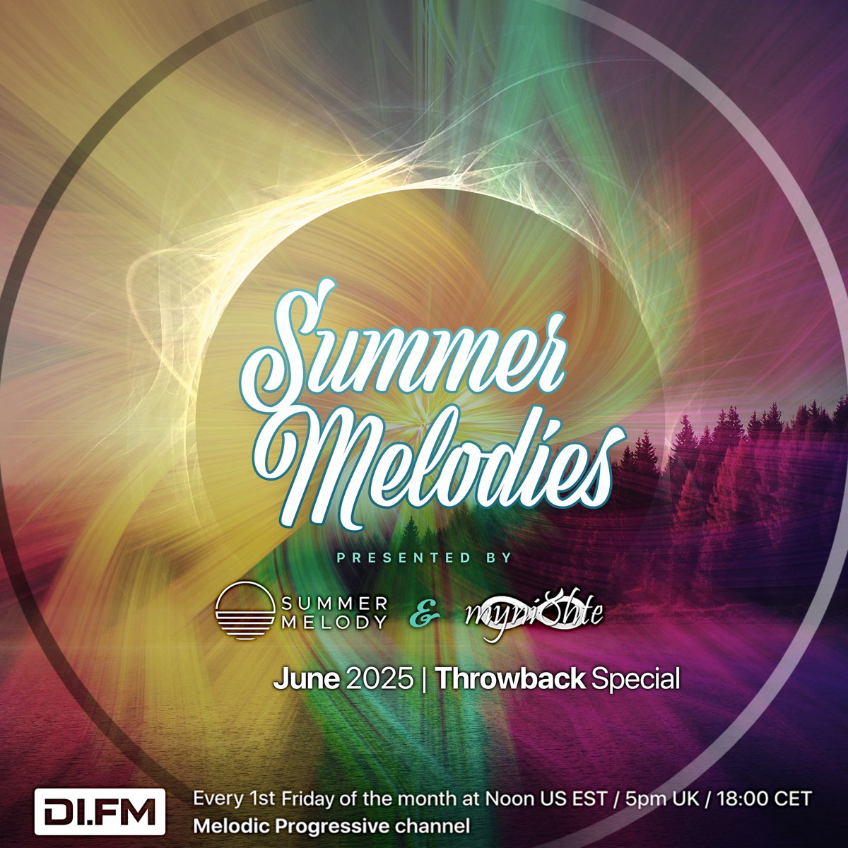 Summer Melodies on @DIradio - June 2025 with <a href="/myni8hte/">myni8hte</a>
June 6 | 12 noon EST | 5 pm GMT | 6 pm CET | 1 am J/KT
Live on Melodic Progressive channel: di.fm/melodicprogres…