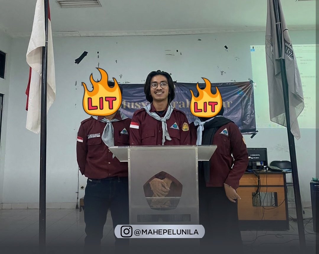 jekkwalterz's tweet photo. Dicky Attama Putra prodi Manajemen'20 FEB UNILA, ketua Mahepel pada saat diksar dan yang mempunyai tanggung jawab penuh atas semua kejadian yang terjadi di diksar, anda di selamatkan alumni anda ya dan menjadikan Fadillah sebagai ketua umum setelah kejadian ini
#JusticeForPratama https://t.co/1xsoBMJSJO