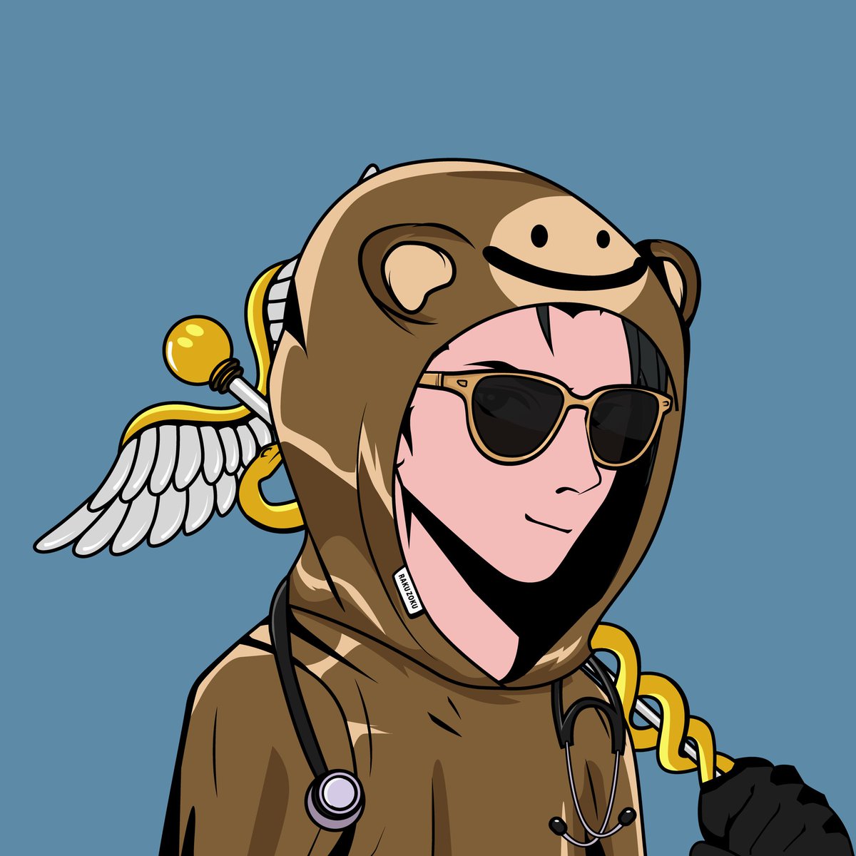 GM!

Next up… a legendary Ordinal OG and founder of <a href="/StudioYashico/">StudioYashico</a>! 

We hope you like the honorary <a href="/RAKUZOKUart/">RAKU ZOKU</a> x puppet mash up <a href="/bl0ckchainsavvy/">DropXS</a>!