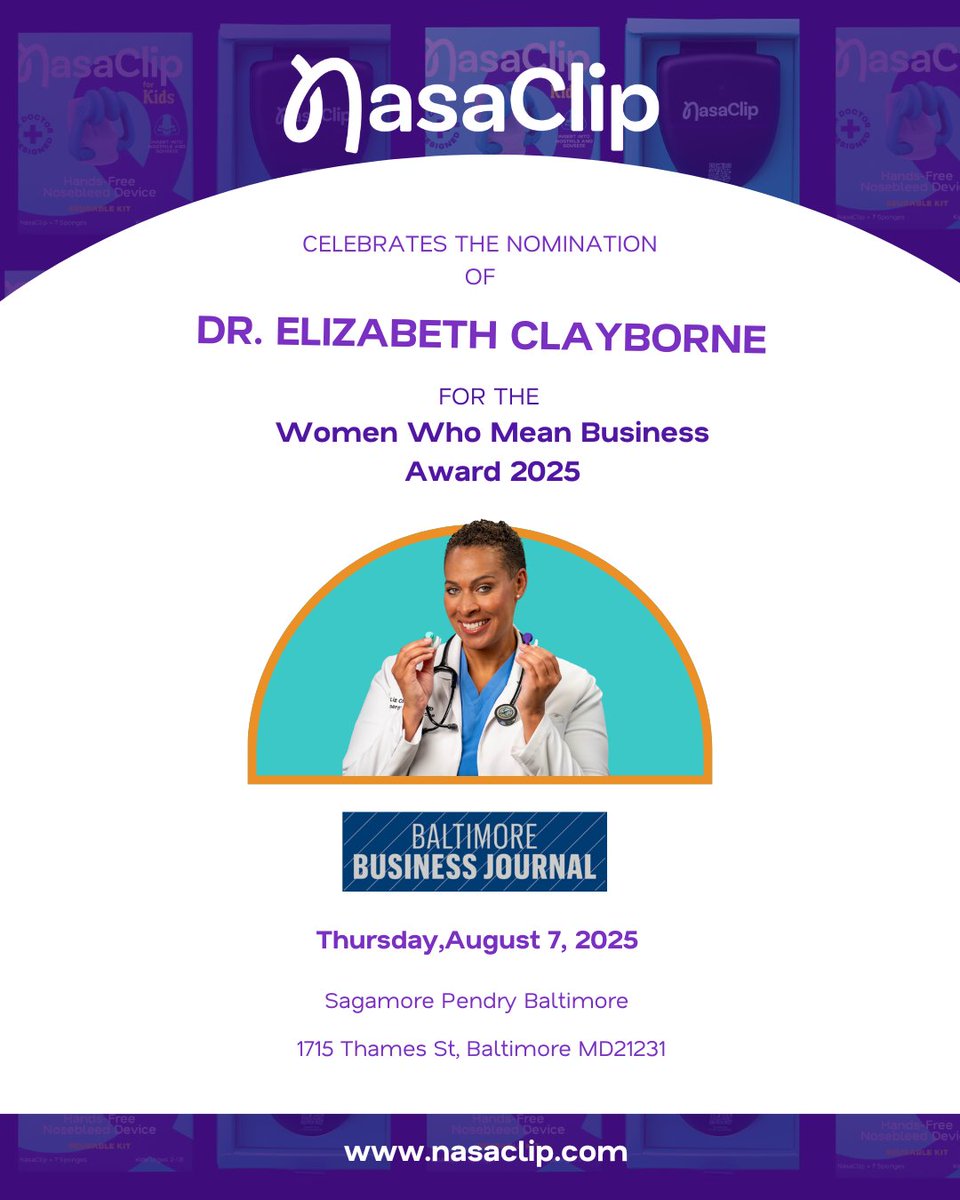 Thrilled to be among  the @Baltimore Biz honorees for Women Who Mean Business 2025! Excited that <a href="/NasaClip/">NasaClip</a> is being recognized as a mover in the #Baltimorebiz scene. Proud #FemaleFounder &amp; #WomenCEO building a billion- dollar biz in #Maryland.

bizjournals.com/baltimore/even…
