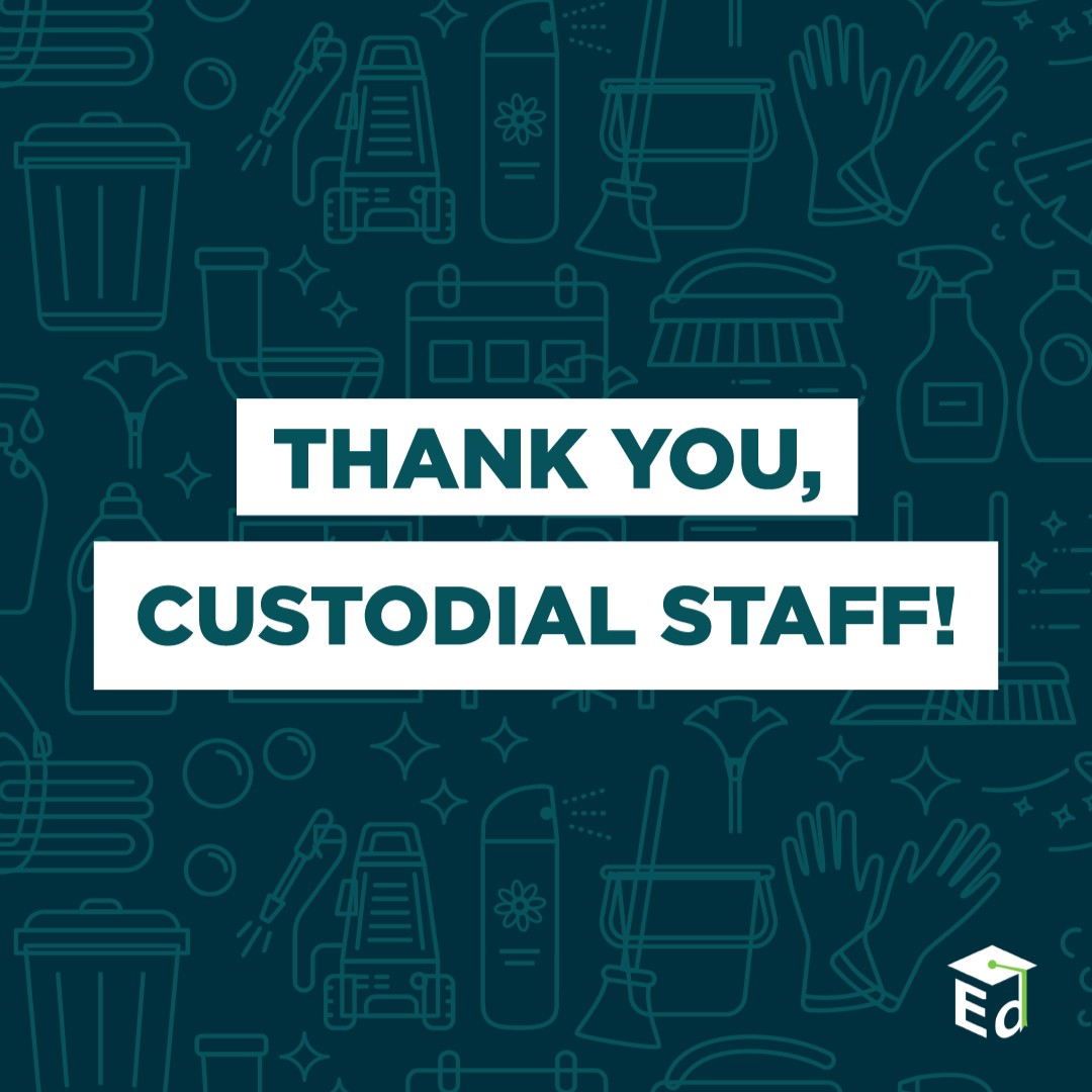 The end of the school year is the start of a busy summer for school custodians, who work tirelessly to clean &amp; prepare schools for the fall. 

Thanks for your dedication - during summer &amp; throughout the year - to making our school buildings their best!

#ThankYouThursday