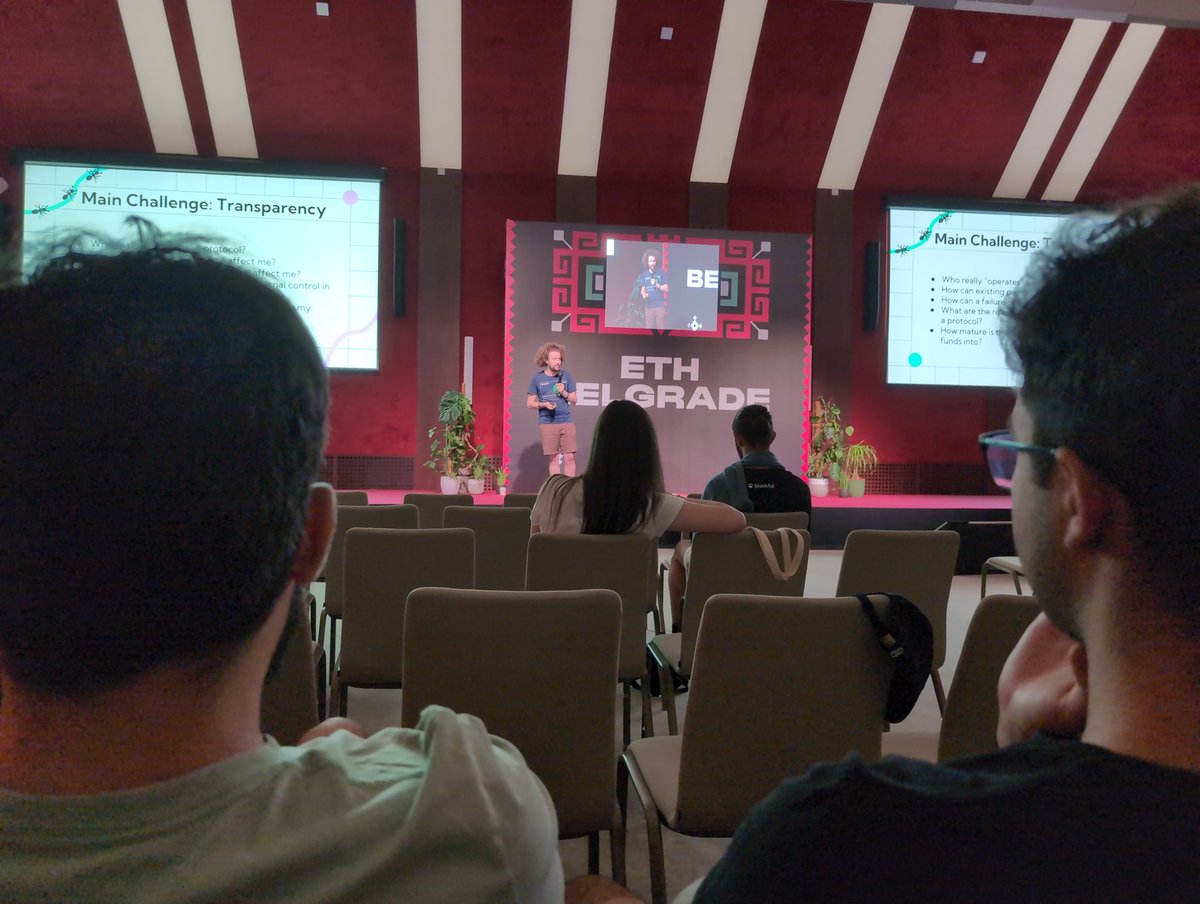 mmlado_eth's tweet image. How decentralized are #DeFi #protocols on the #decentralized #blockchain?
@TokenBrice has the right tool for the job! @defiscan_info presenting on Danube stage at @ethbelgrade