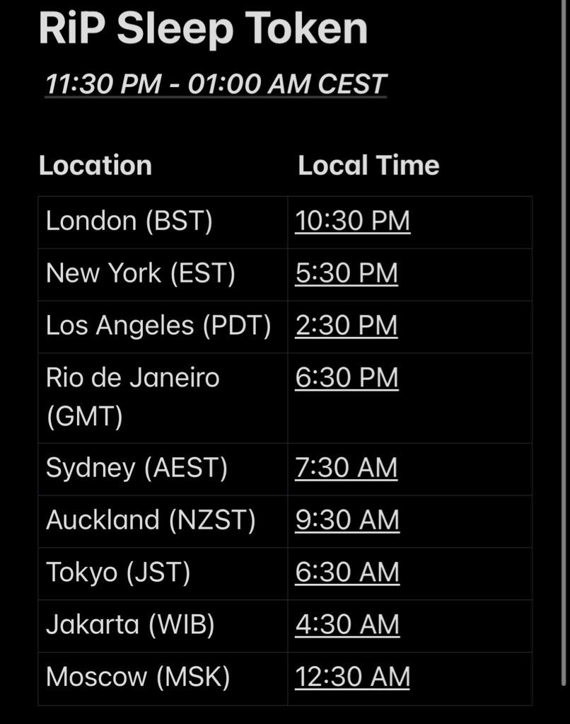 leave_not_liv's tweet photo. for those who don’t want to miss Sleep Token’s return to stage from home! 

Rock im Park (June 7th) &amp; Rock am Ring (June 9th) schedule and time zone conversions https://t.co/FcvNNgI6NO