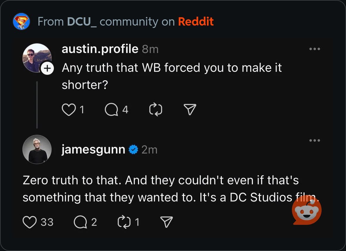 Genuinely what other director answers to questions like these and keeps contact with the audience?