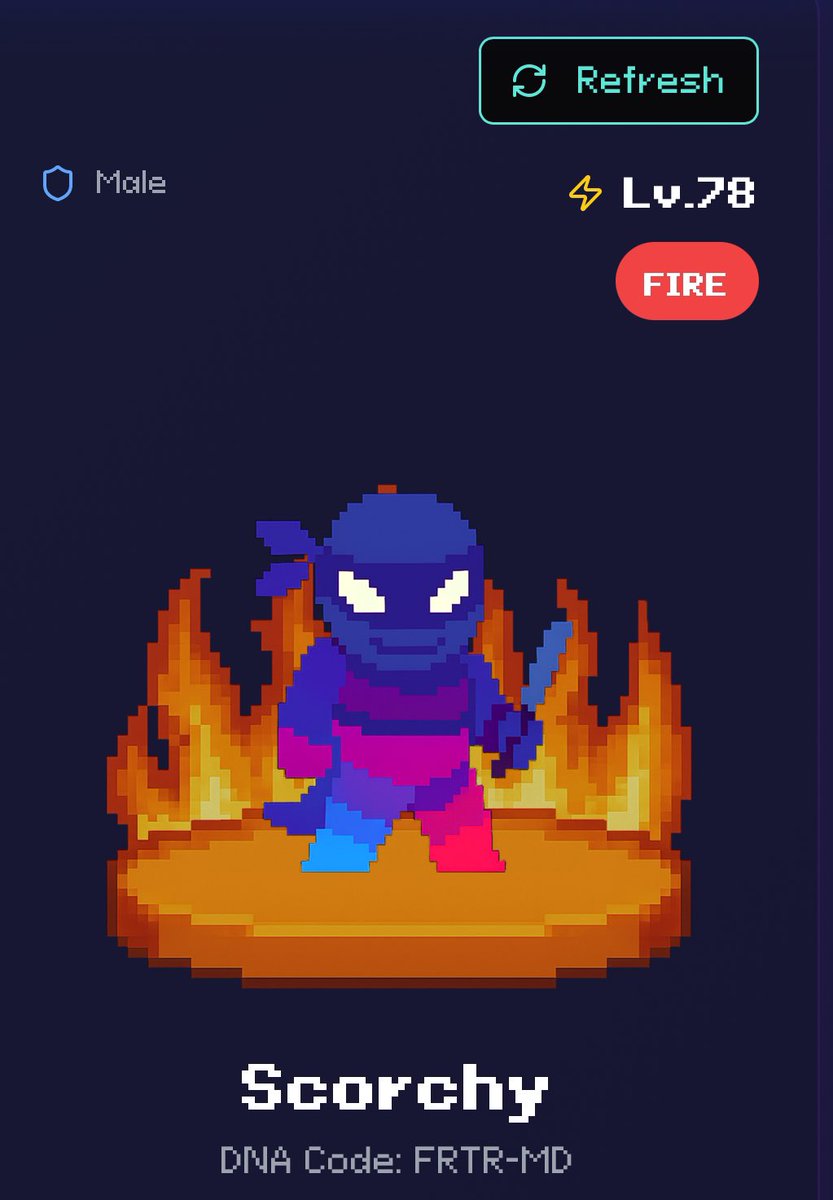 TexsTumbleweed's tweet photo. 🔥 Scorchy on his was to steal your ledger and your girl. He’s got drip, rage, and zero impulse control. 🔥
#EvoBit #Solana #EVOLVE $Evolve https://t.co/zxI6RHXFZ6