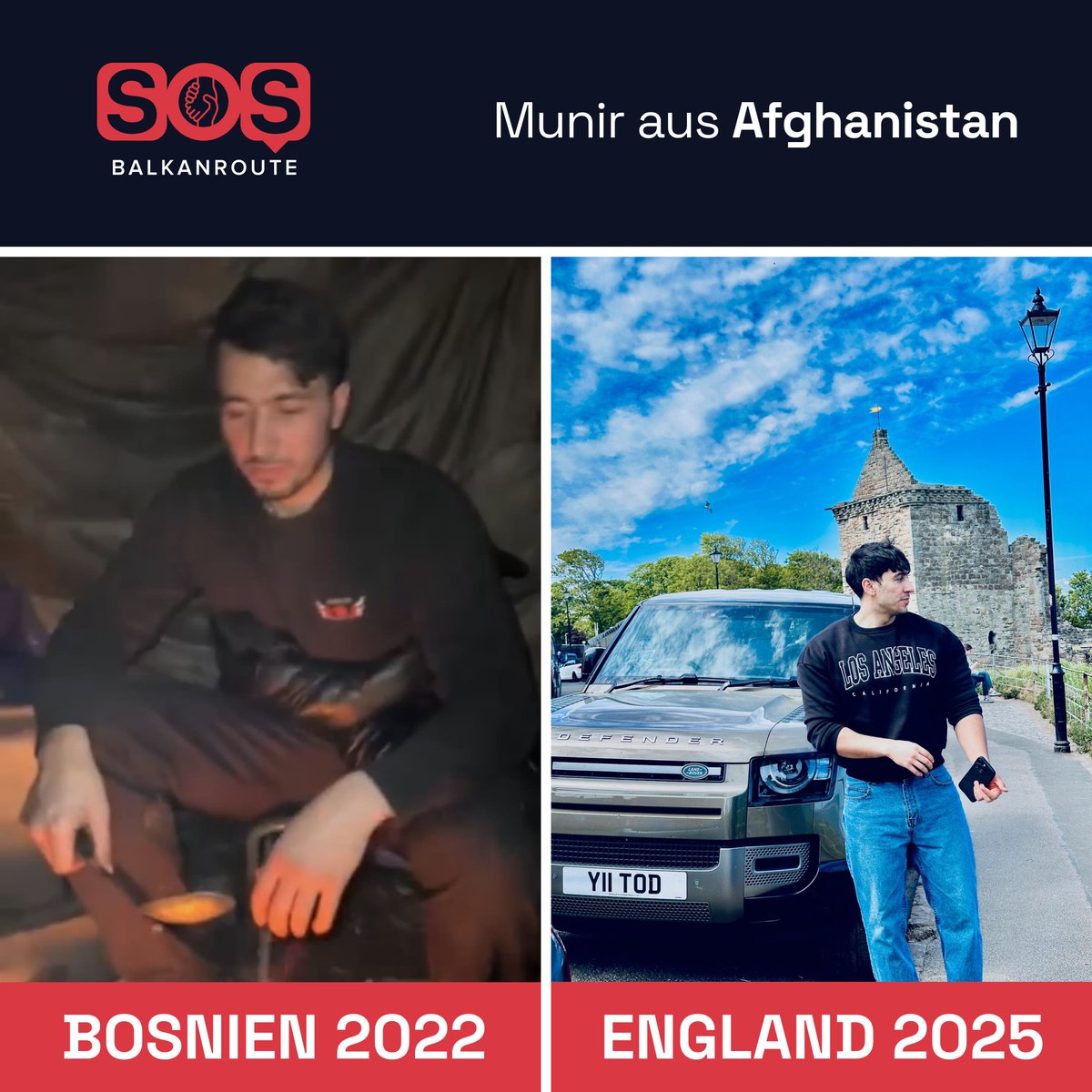 Mein Weg: 8 Jahre Flucht und Hoffnung 💪❤️

Vor 8 Jahren begann meine Reise.
Ich überquerte heimlich die iranische Grenze – zu Fuß, nachts, durch die Berge. Die Polizei schoss auf mich, aber ich lief weiter. Ich hatte nichts – kein Zuhause, keine Sprache, keinen Plan. Nur ein