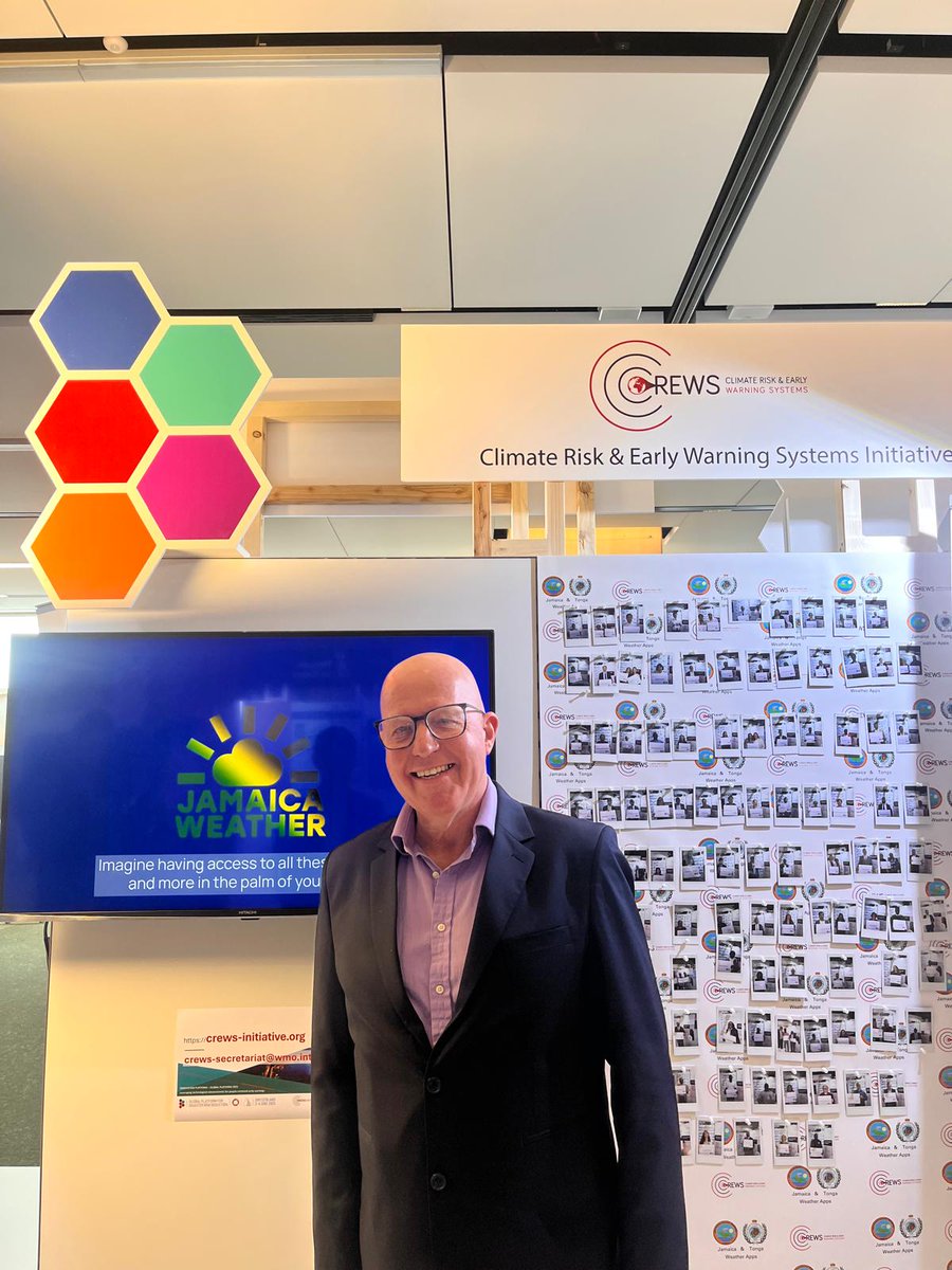 Resurgence_io's tweet image. Great to see the Jamaica Weather App featured at #GPDRR2025! Built with the BReTCAT project and our DARAJA model, itโs helping communities stay #AlertAndReady for extreme weather. Proud to support #EarlyWarningsForAll with CREWS Initiative. ๐ฆ๏ธ๐ฑ #ClimateResilience