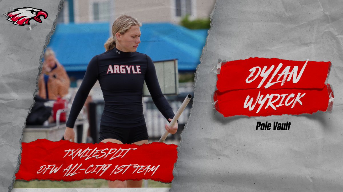 Argyle Women's XC and Track & Field (@aisdhstrackcc) on Twitter photo Congratulations Peyton Berry and Dylan Wyrick for being selected 1st Team DFW All-City by <a href="/TXMileSplit/">Texas MileSplit</a> in Pole Vault! Congratulations Peyton Berry and Dylan Wyrick for being selected 1st Team DFW All-City by <a href="/TXMileSplit/">Texas MileSplit</a> in Pole Vault!