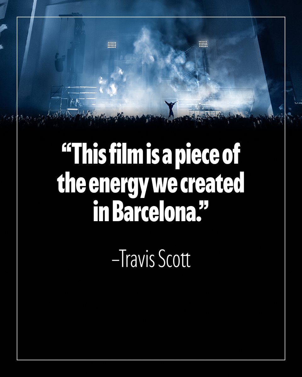 Spotify News (@spotifynews) on Twitter photo How to describe <a href="/trvisXX/">TRAVIS SCOTT</a>’s first-ever show in Barcelona? In his own words: “a wild, real moment.” Now tap in and feel that same vibe—his performance is available for the world with an exclusive premiere on Spotify. spoti.fi/3T7egbc How to describe <a href="/trvisXX/">TRAVIS SCOTT</a>’s first-ever show in Barcelona? In his own words: “a wild, real moment.” Now tap in and feel that same vibe—his performance is available for the world with an exclusive premiere on Spotify. spoti.fi/3T7egbc