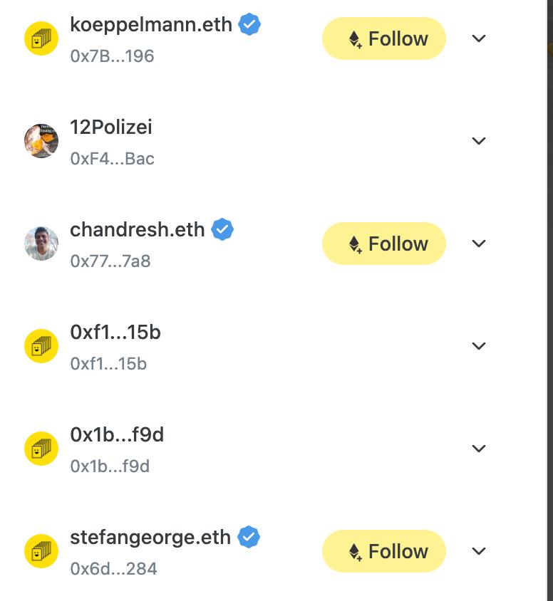 brantly.eth (@brantlymillegan) on Twitter photo AMAZING to see <a href="/efp/">Ethereum Follow Protocol | efp.eth</a> in the official <a href="/dappcon_berlin/">DappCon Berlin</a> app! a huge thanks to our friends at <a href="/fileverse/">Fileverse</a> who made it happen!
if you don't know, EFP is an onchain social graph protocol for ethereum accounts that complements ENS, you should check it out 🤝 AMAZING to see <a href="/efp/">Ethereum Follow Protocol | efp.eth</a> in the official <a href="/dappcon_berlin/">DappCon Berlin</a> app! a huge thanks to our friends at <a href="/fileverse/">Fileverse</a> who made it happen!
if you don't know, EFP is an onchain social graph protocol for ethereum accounts that complements ENS, you should check it out 🤝