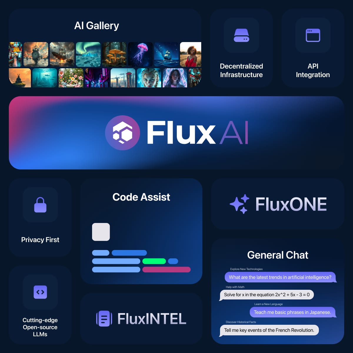 Empower your apps with #FluxAI. 
Seamlessly integrate cutting-edge AI via our easy REST API, complete with robust docs &amp; flexible plans. Build smarter, faster. Get started today: ai.runonflux.com/api/home 

#AI #DePIN #Flux