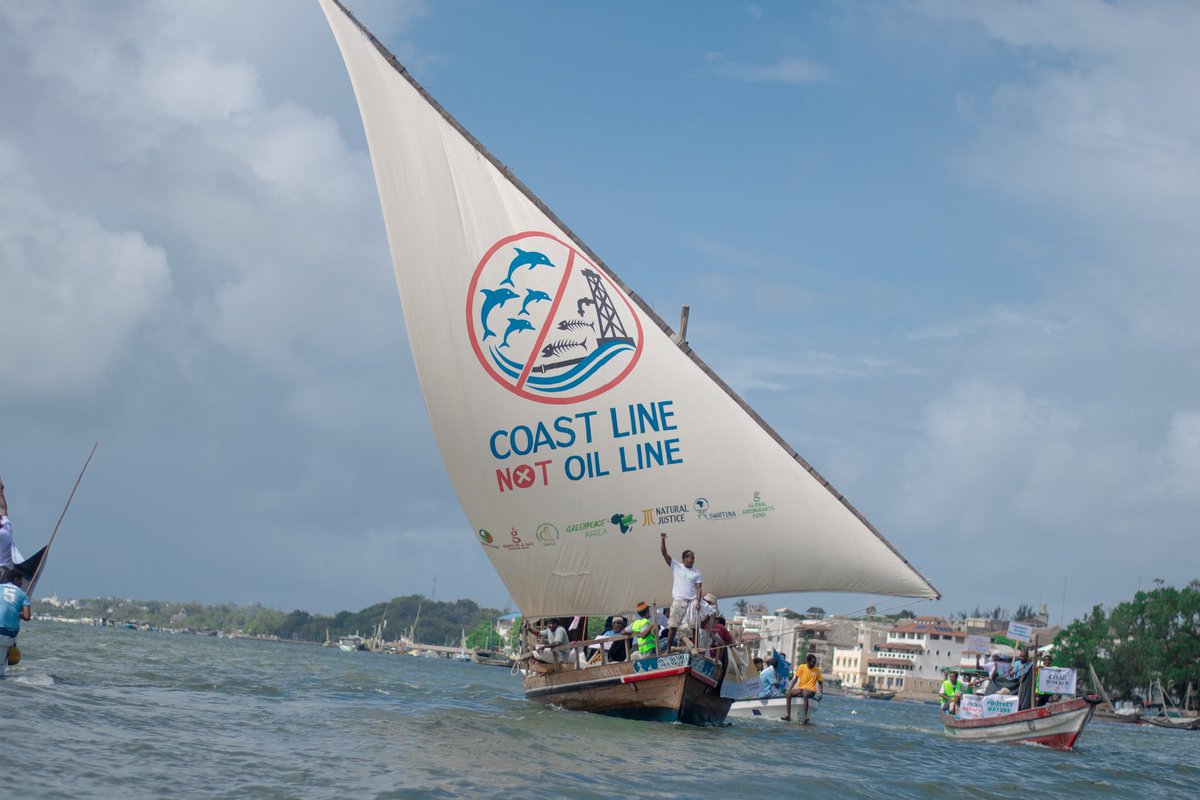 savelamu's tweet image. Lamu stands united to protect the ocean and secure a just, sustainable future. We reject the Lamu-Lokichar Pipeline, offshore drilling, &amp;amp; destructive infrastructure. We demand clean seas, sustainable livelihoods &amp;amp; full enforcement of environmental laws. Lamu says no to oil.