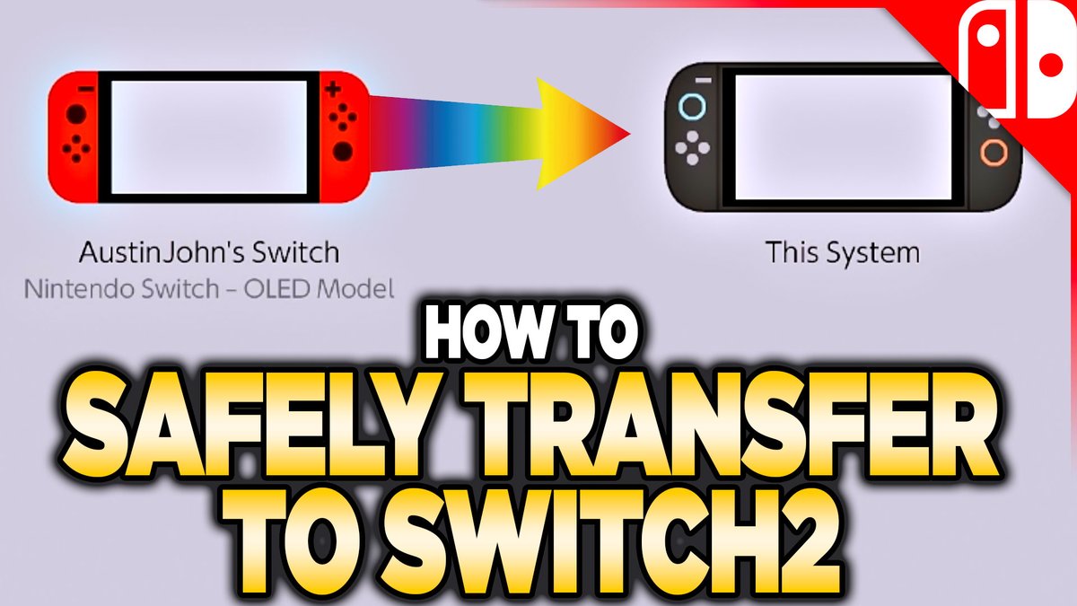 How to Safely Transfer to Nintendo Switch 2 youtu.be/k5PcN1lQ1AY