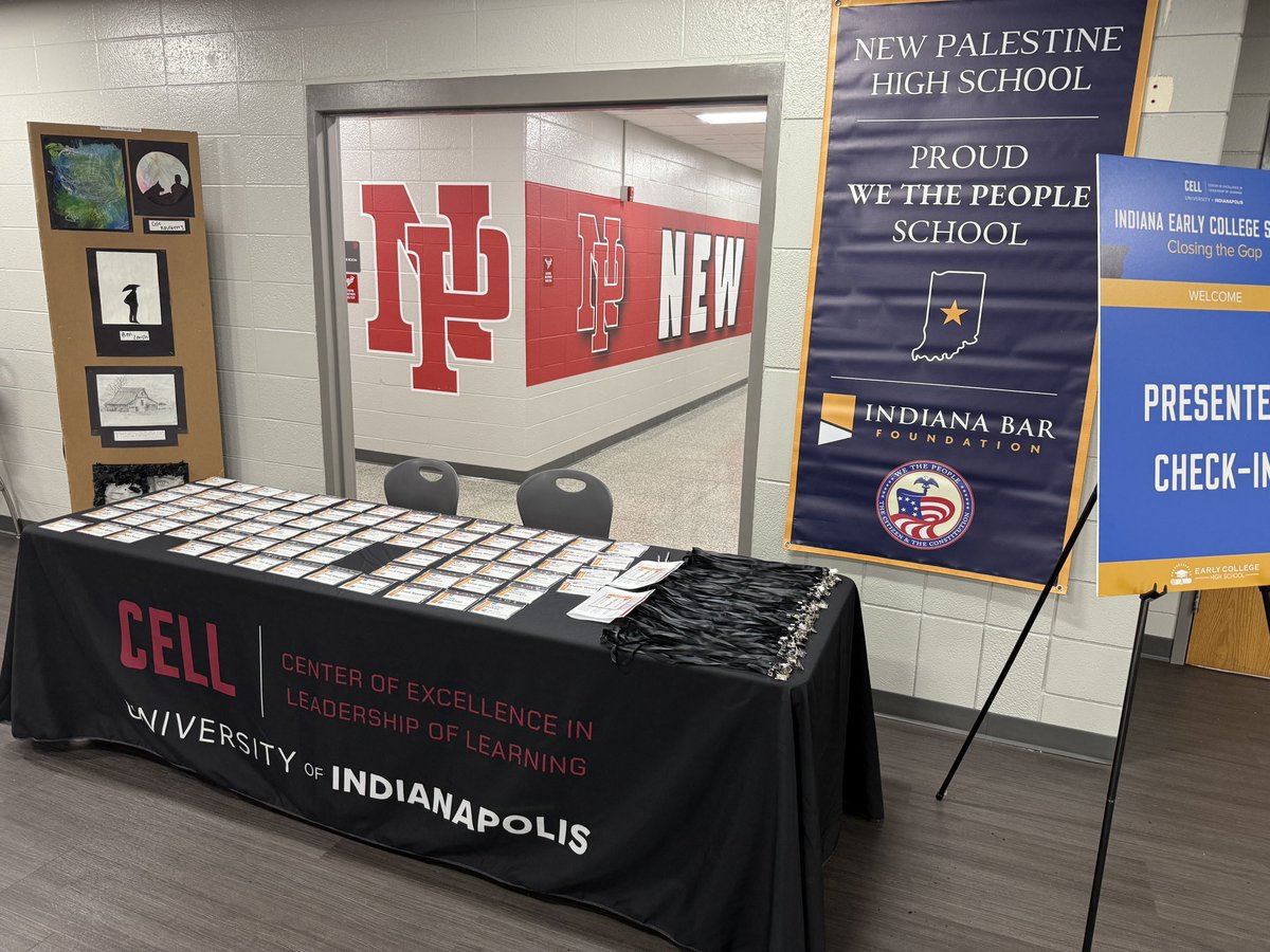 Yesterday, New Palestine HS proudly hosted the Indiana Early College Summit, organized by <a href="/CELLuindy/">CELL at the University of Indianapolis</a>. 

Nearly 500 educators spent the day learning, networking and investing in the growth of Early College programs across the state!

<a href="/VoelzJames/">New Palestine High School</a> <a href="/ginapleak/">Gina Pleak, Ph.D.</a> <a href="/NewPalAsstSup/">Katy Eastes</a> <a href="/NewPalCS/">New Palestine Community Schools</a>
