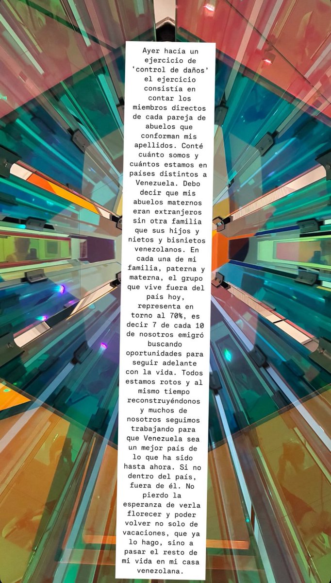 ‘ Control de daños’ Un ejercicio cotidiano de una venezolana en Inglaterra.