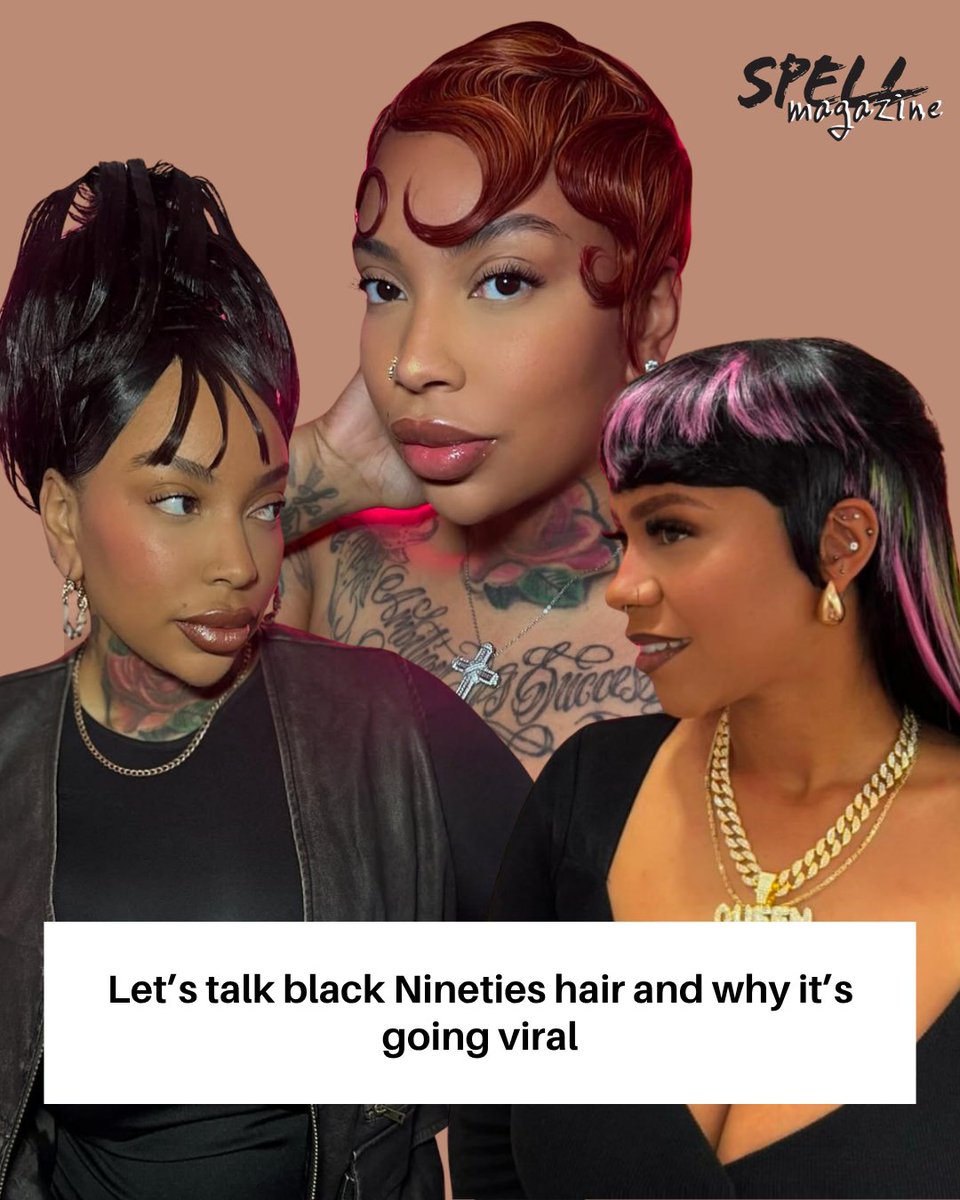 Nneka Allison, founder of HoochTeeStyles, explains why we need to stock up on the spritz and the bonding glue: wp.me/perRGX-4mT

#90sHair