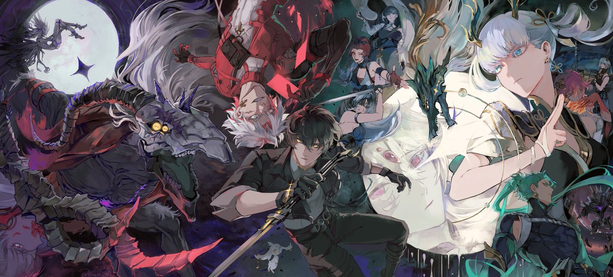 大変遅くなりましたがスカー収監1周年おめでとう絵です
脱獄決定もおめでとう！
#WuWaFanart #鳴潮コレクション