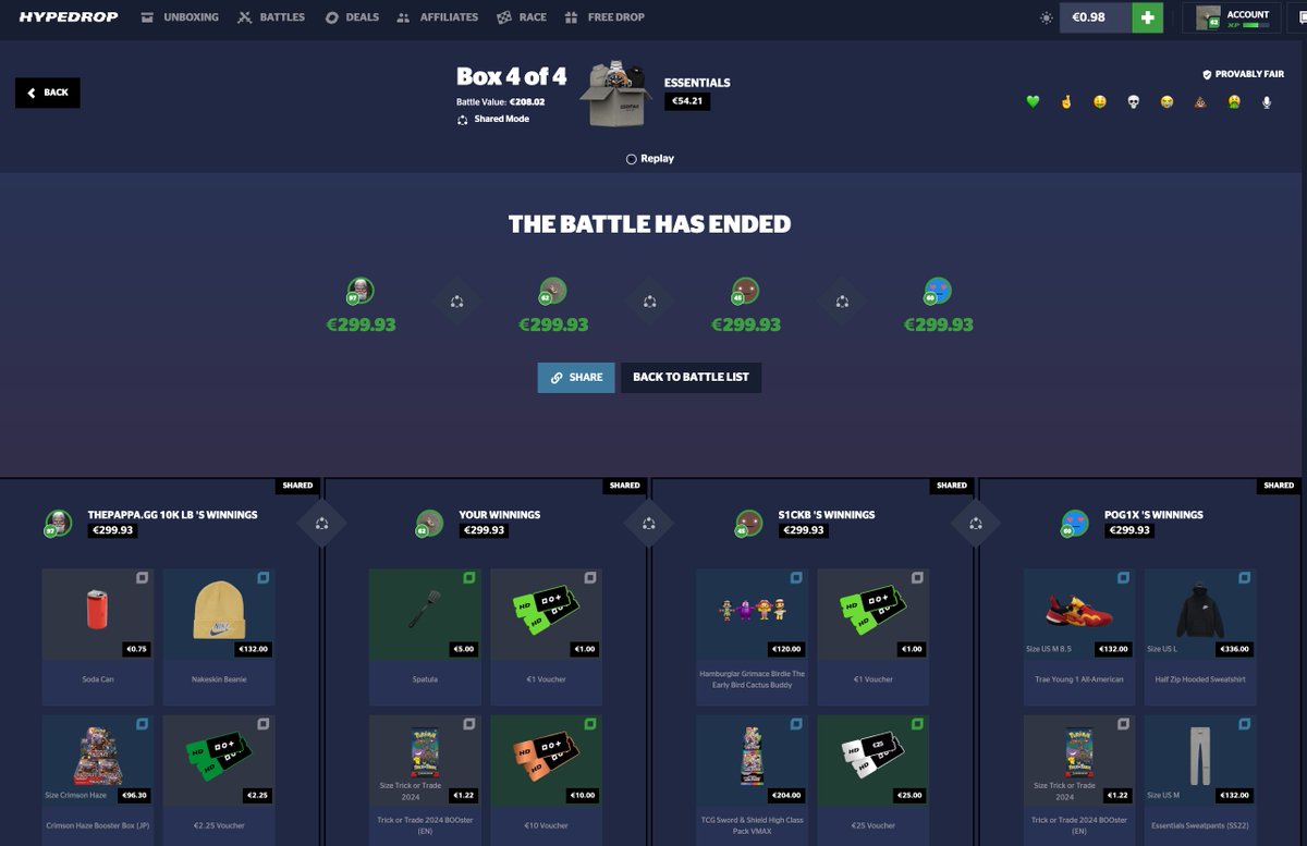 nolucknowins's tweet image. When pappa wins, supporters win as well. Pappa always gives back even when he is down. Thank you for the frees and use code PAPPA ! @PappaRewards @thepappakubasso
