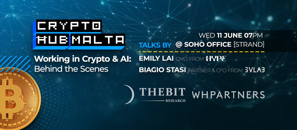 cryptohubmalta's tweet photo. The Crypto &amp; AI space grows everyday and we’re going to have a look behind the scenes to learn how this is possible! https://t.co/6F2vxUaRpd