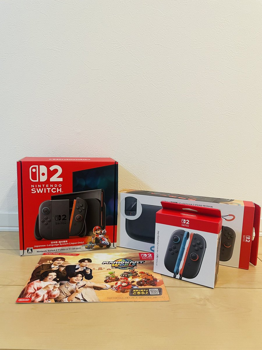 sgru_17's tweet photo. 2!!!
#任天堂
#NintendoSwitch2 https://t.co/DdWqnZUvdA