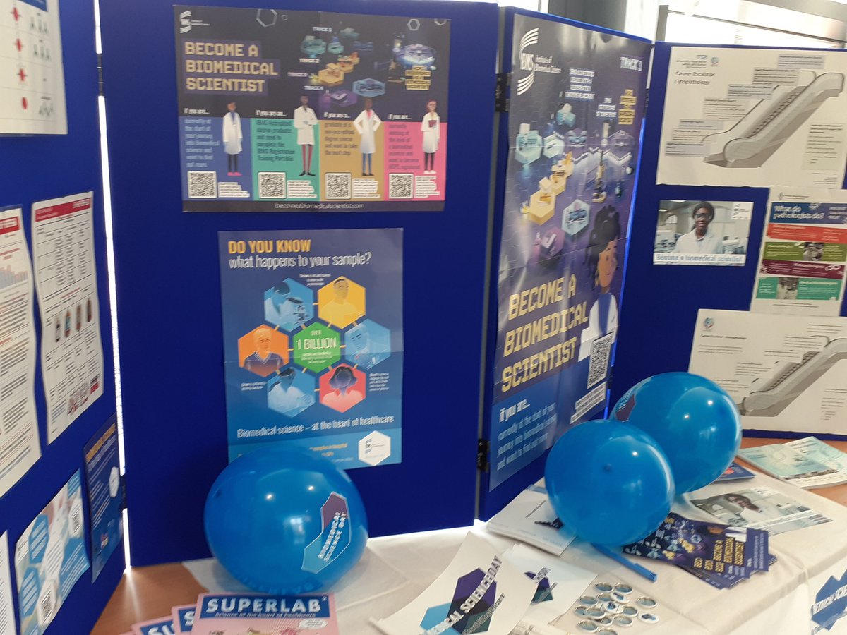 Fantastic display by our Biomedical Scientists which has generated interest today