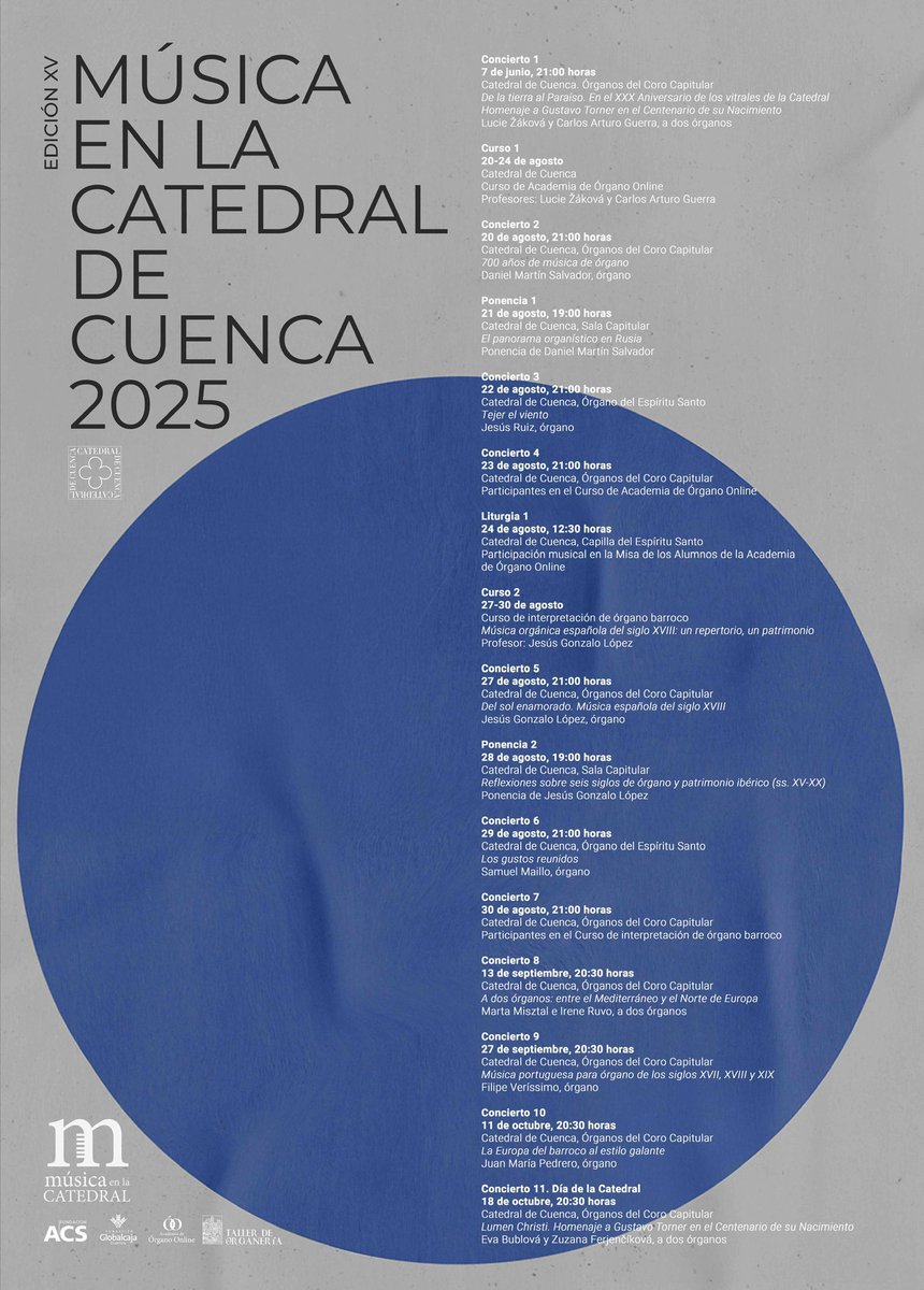 Esto será Música en la Catedral 2025.