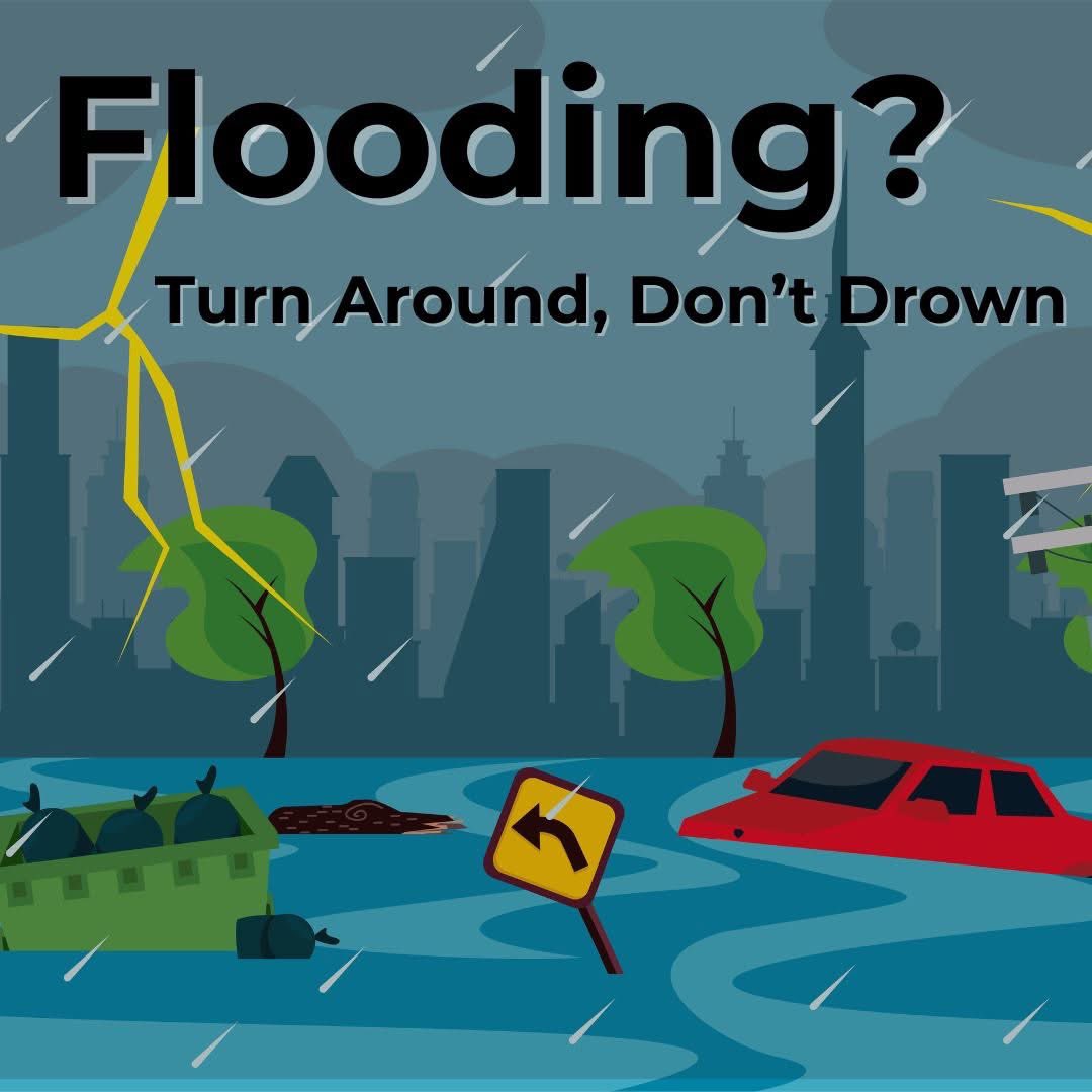 Flooding is one of the main dangers to people living inland when a hurricane strikes. If you see water, don't drive into it. The appearance can be deceiving, with water levels looking lower than what they are. Remember, Turn Around, Don't Drown.

#HurricanePreps #Flooding #scwx