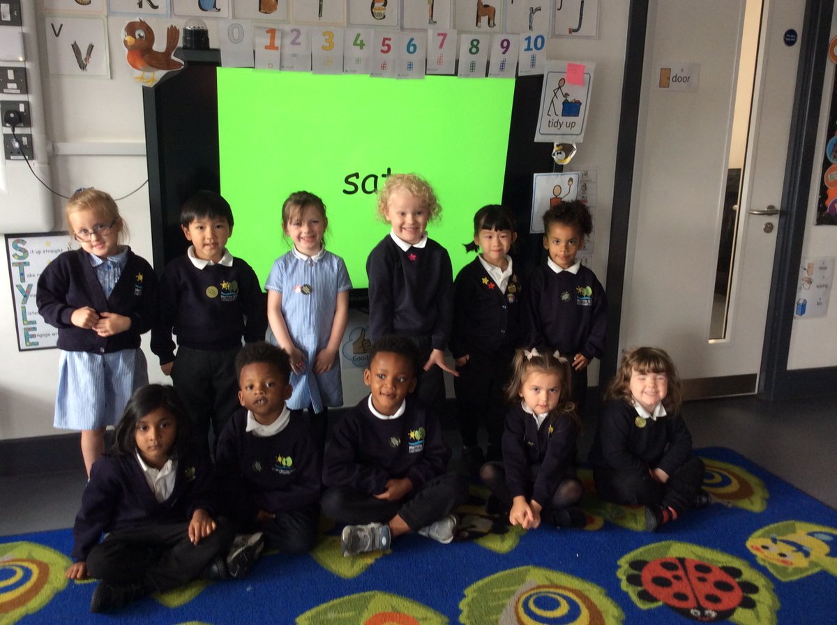 Everyone in Nursery received a special Head teachers sticker.   We are all trying so hard to use our 'Fred Talk' to segment sounds in words and blend them together.  Nursery, you are amazing and we are all so proud of you!@MerrittsBrook